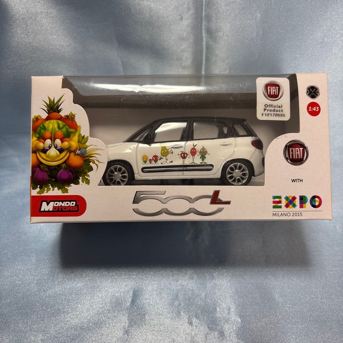 Mondo Motors 1/43 Fiat 500L EXPO MILANO 2015 Die-cast Model Car