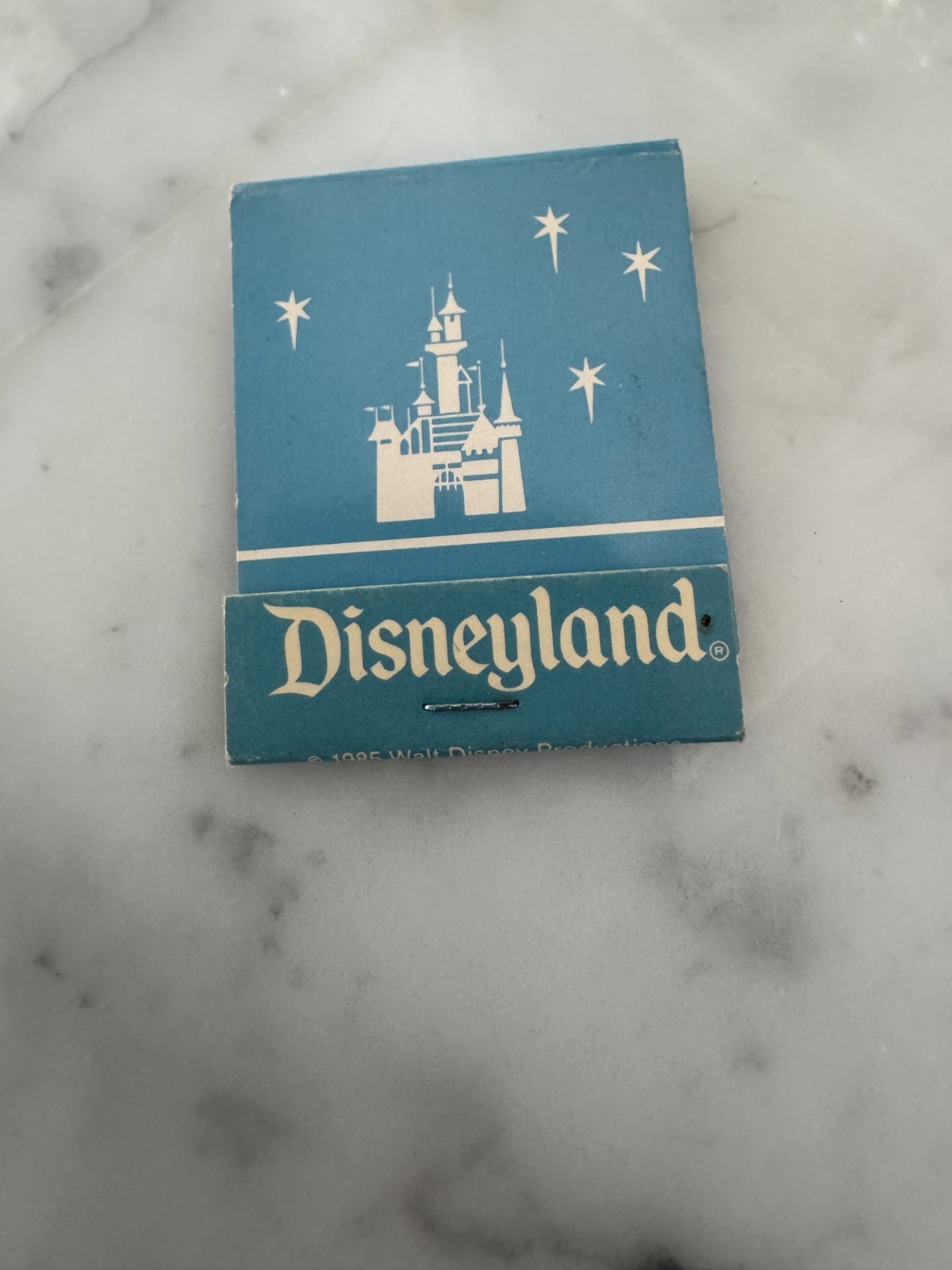 Vintage Disneyland The Happiest Place on Earth Pre 1974 Full Unstruck Matchbook