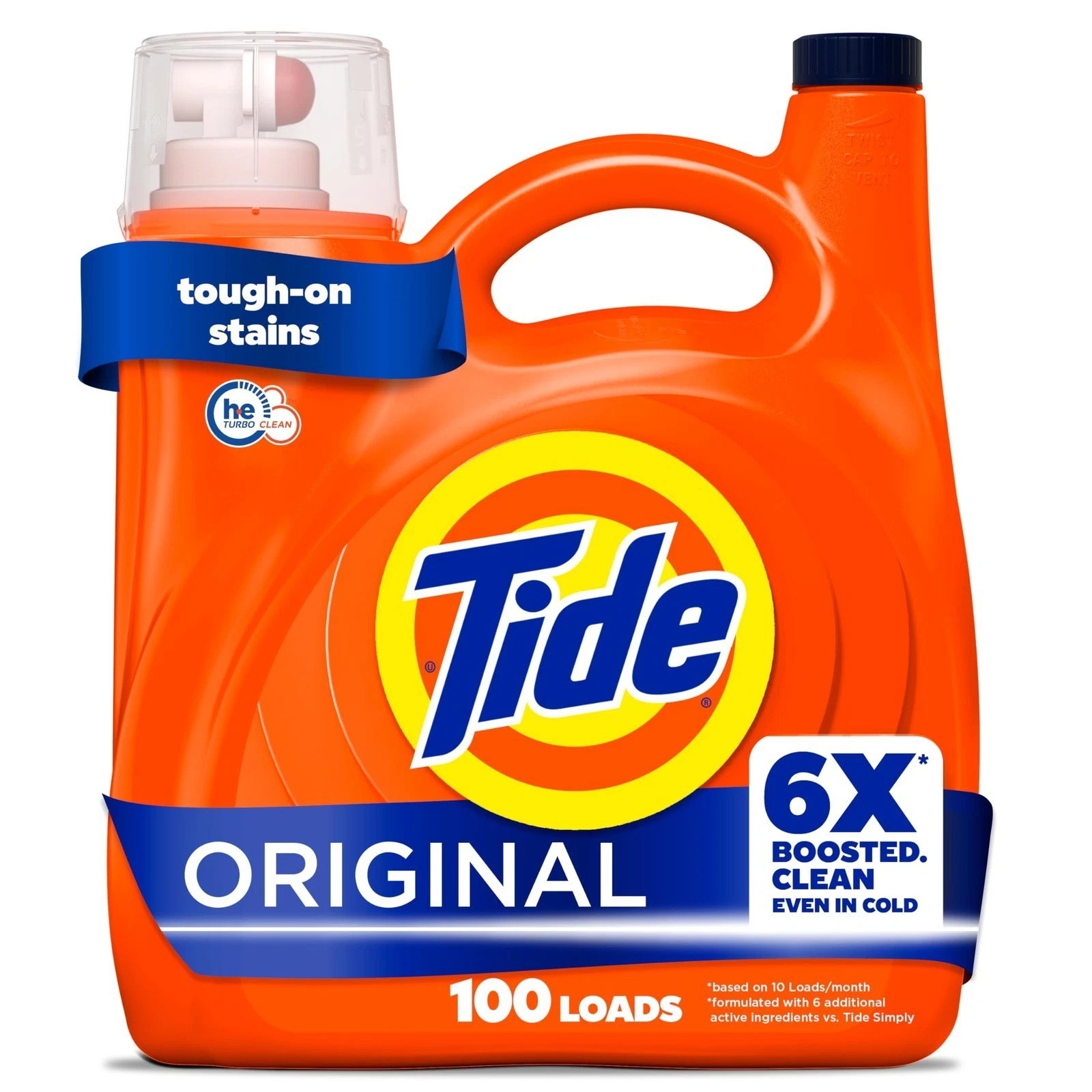 Tide Liquid Laundry Detergent, Original Scent, 1.03 Gallon (Pack of 1), white Tide Liquid Laundry Detergent, Original Scent, 1.03 Gallon (Pack of 1), white