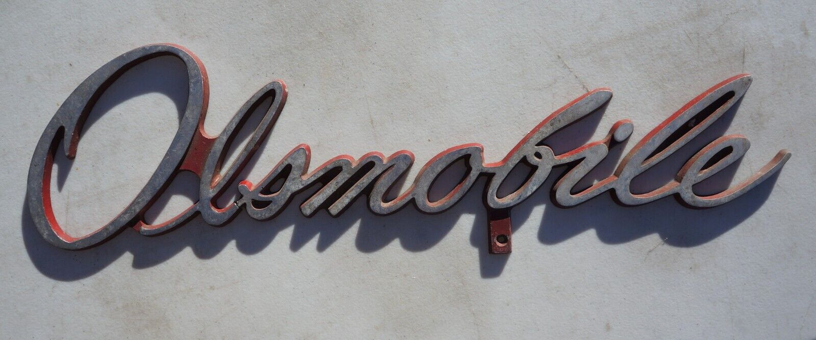 OLDSMOBILE License Plate TOPPER GM Factory Dealer SHOWROOM Attachment Booster