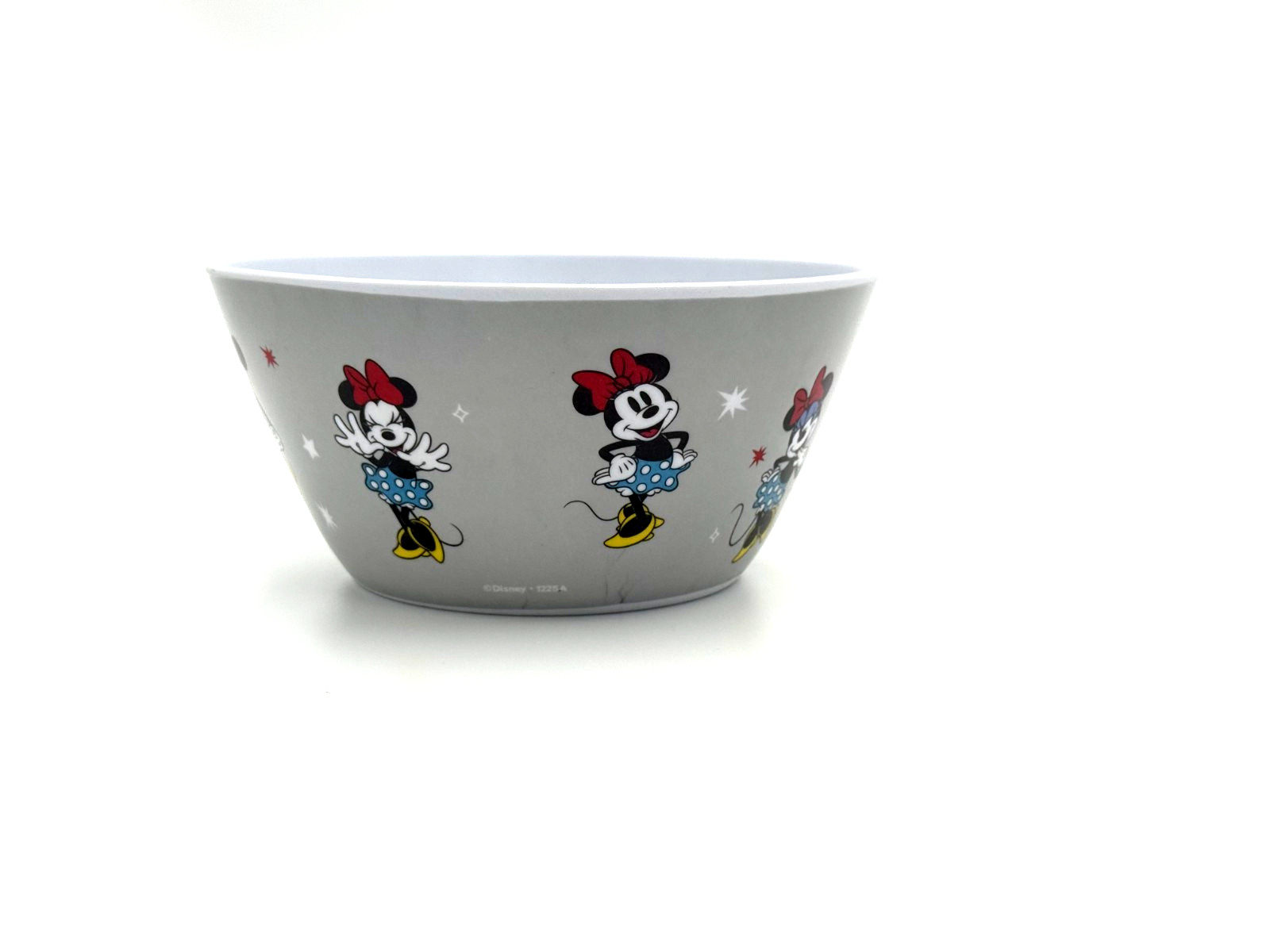 Disney Minnie Mouse Kids Cereal Bowl Plastic Pink Cartoon Breakfast Bowl