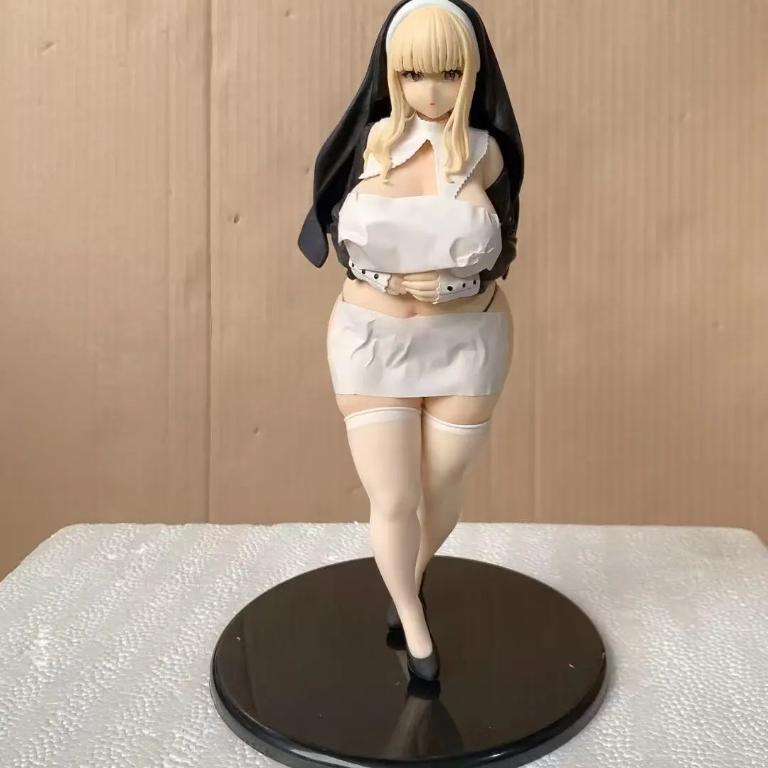 Anime Nun Waifu Figure 26cm PVC Statue Adult Collectible Display Model