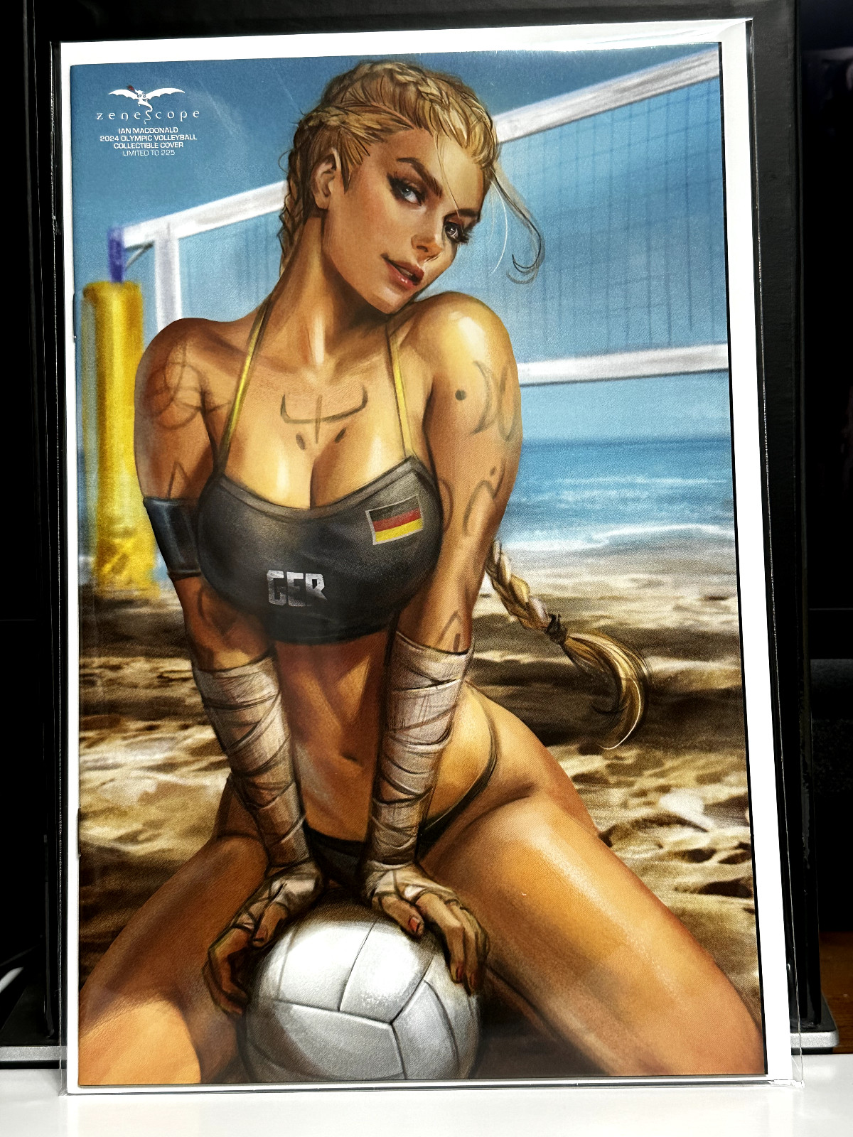 ZENESCOPE 2024 Olympics Ian MacDonald, Gretel: Dark Impulses Volleyball Cover I