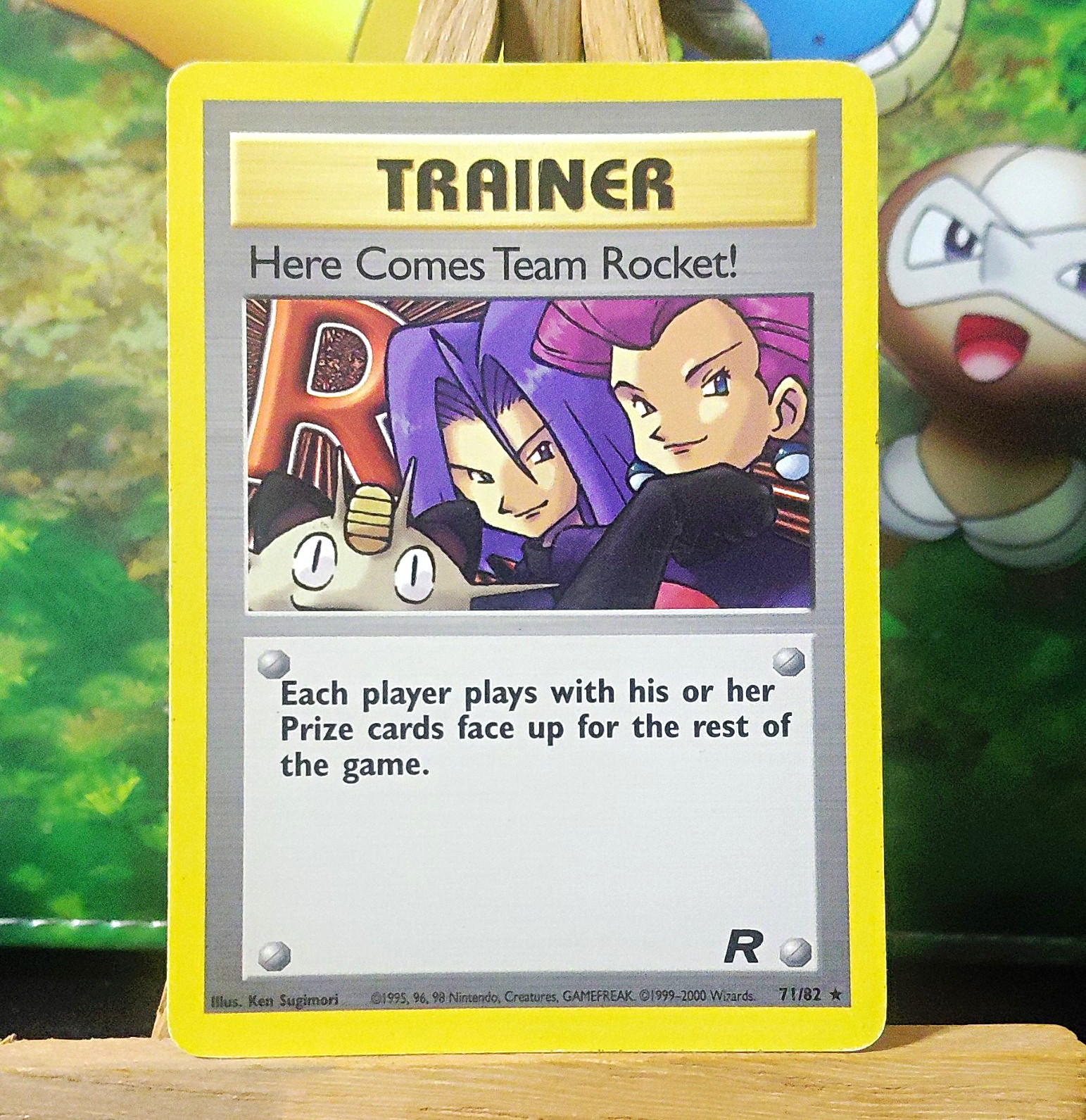 Here Comes Team Rocket 71/82 Team Rocket 1st Ed Rare Trainer Regular