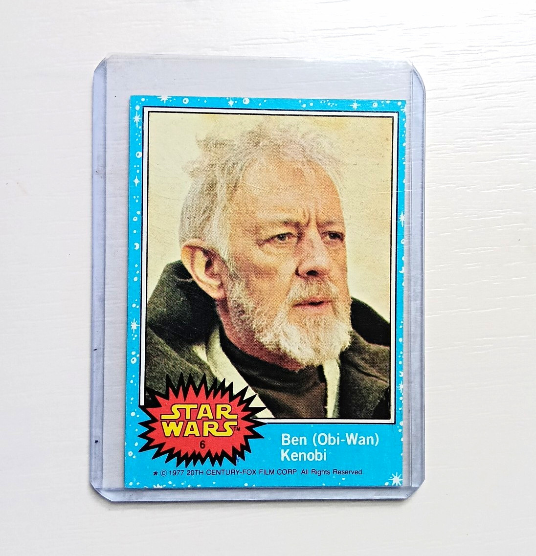 Topps 1977 Star Wars Base Set Non-Sport Trading Card #6 Ben (Obi-Wan) Kenobi