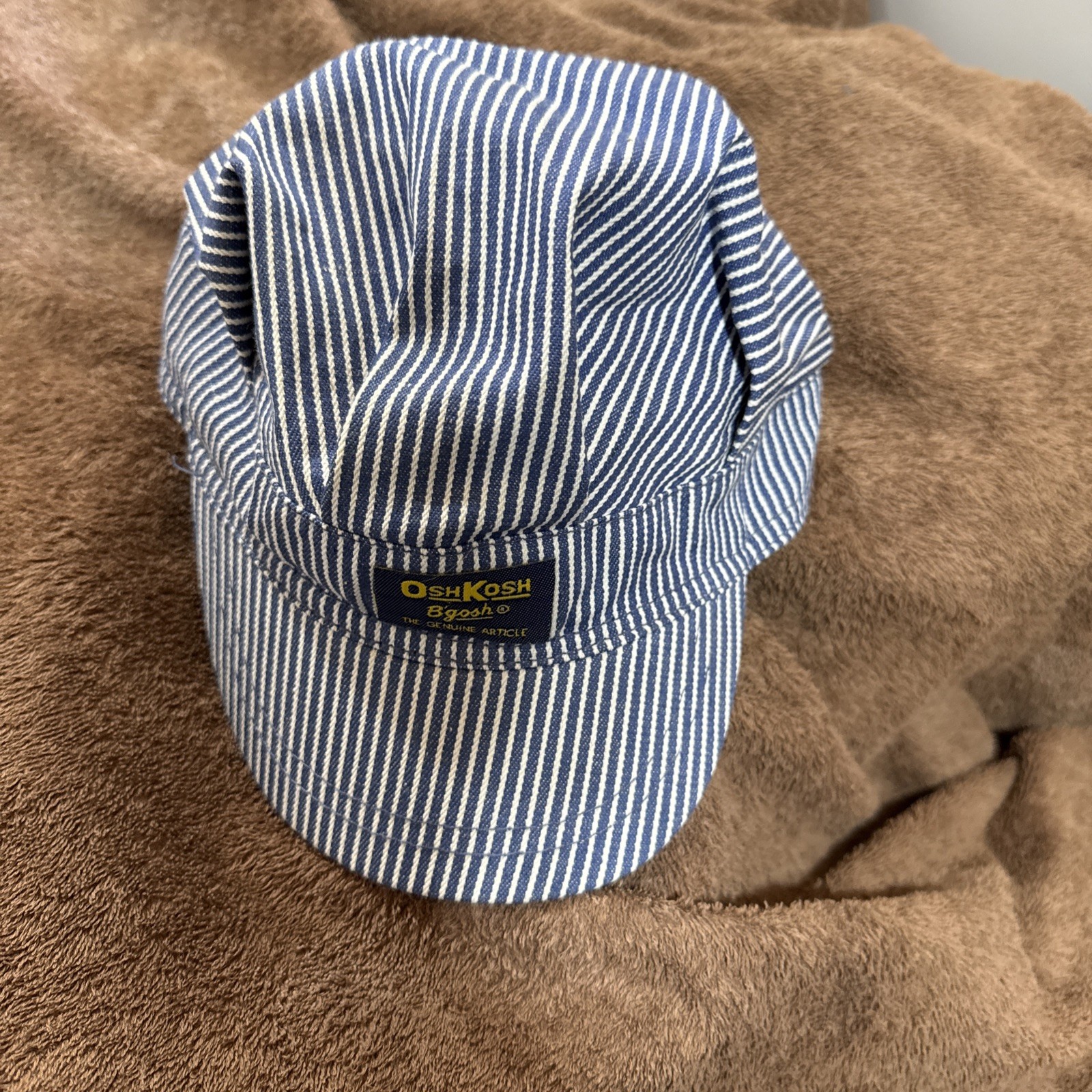 OshKosh B'gosh Vintage Denim Hat * Railroad Engineer Farmer * 2-7 * Clean *