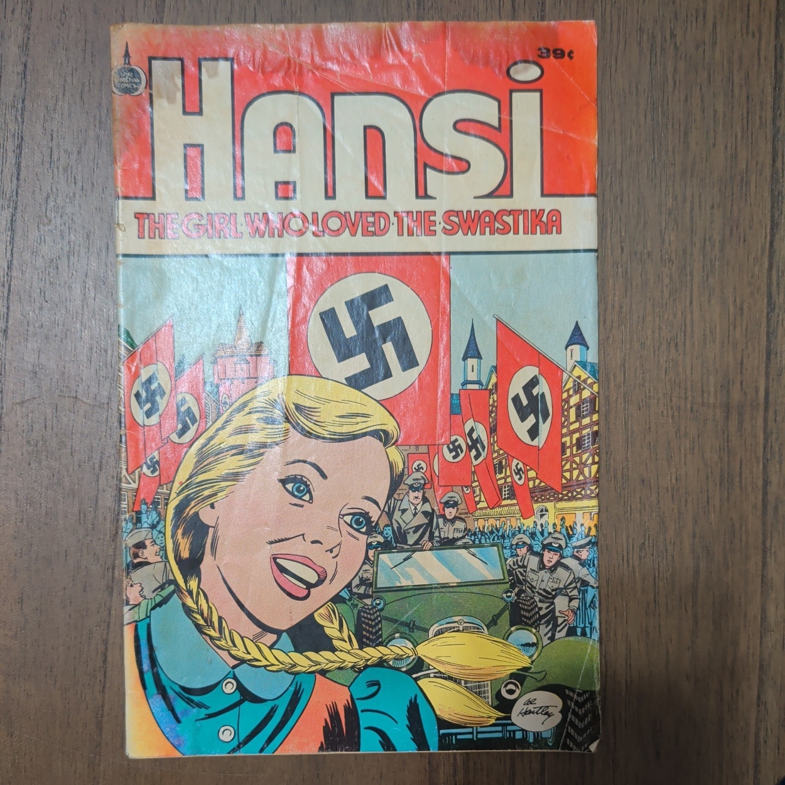 Vintage Hansi The Girl Who Loved the Swastika Comic Book 1976