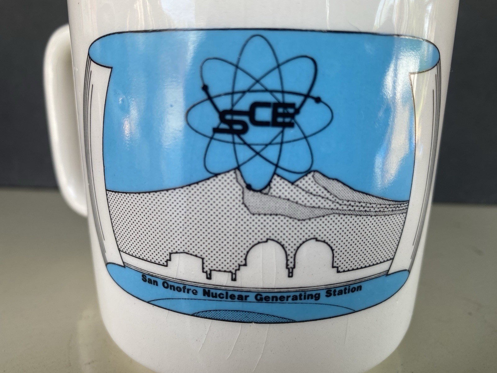 Vintage SCE San Onofre Nuclear Generating Station SONGS Mug – Scarce
