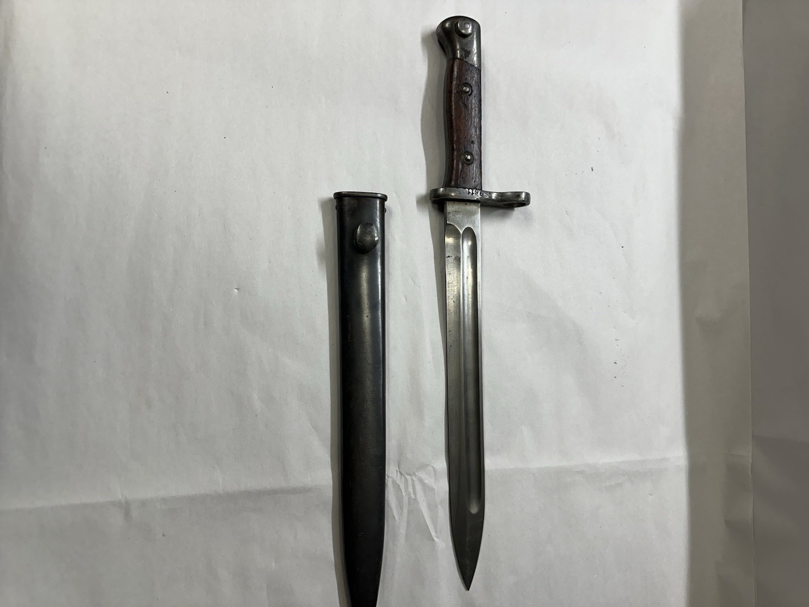Antique Chilean M1895 Mauser Bayonet & Scabbard – Weyersberg Kirschbaum Solingen Antique Chilean M1895 Mauser Bayonet & Scabbard – Weyersberg Kirschbaum Solingen