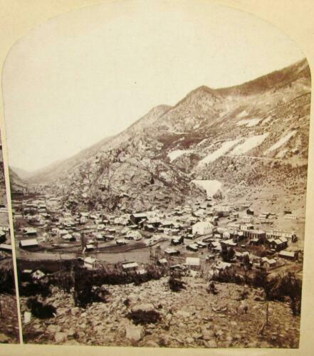 c1882 Original Photograph View of Silverplume, Colorado by W.H. Jackson, Denver