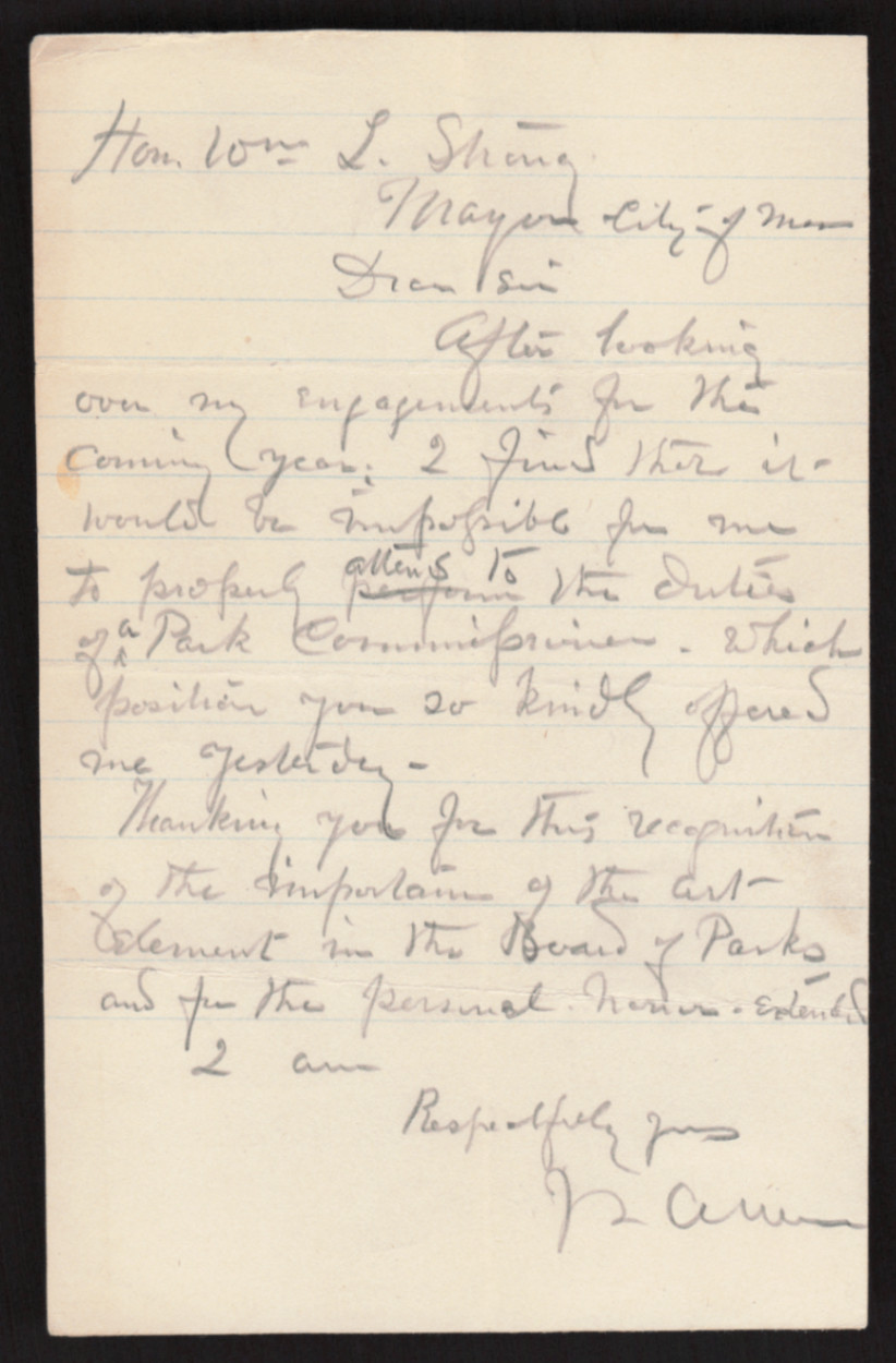 John Muir Autograph Letter Signed ALS Historical Document William L Strong