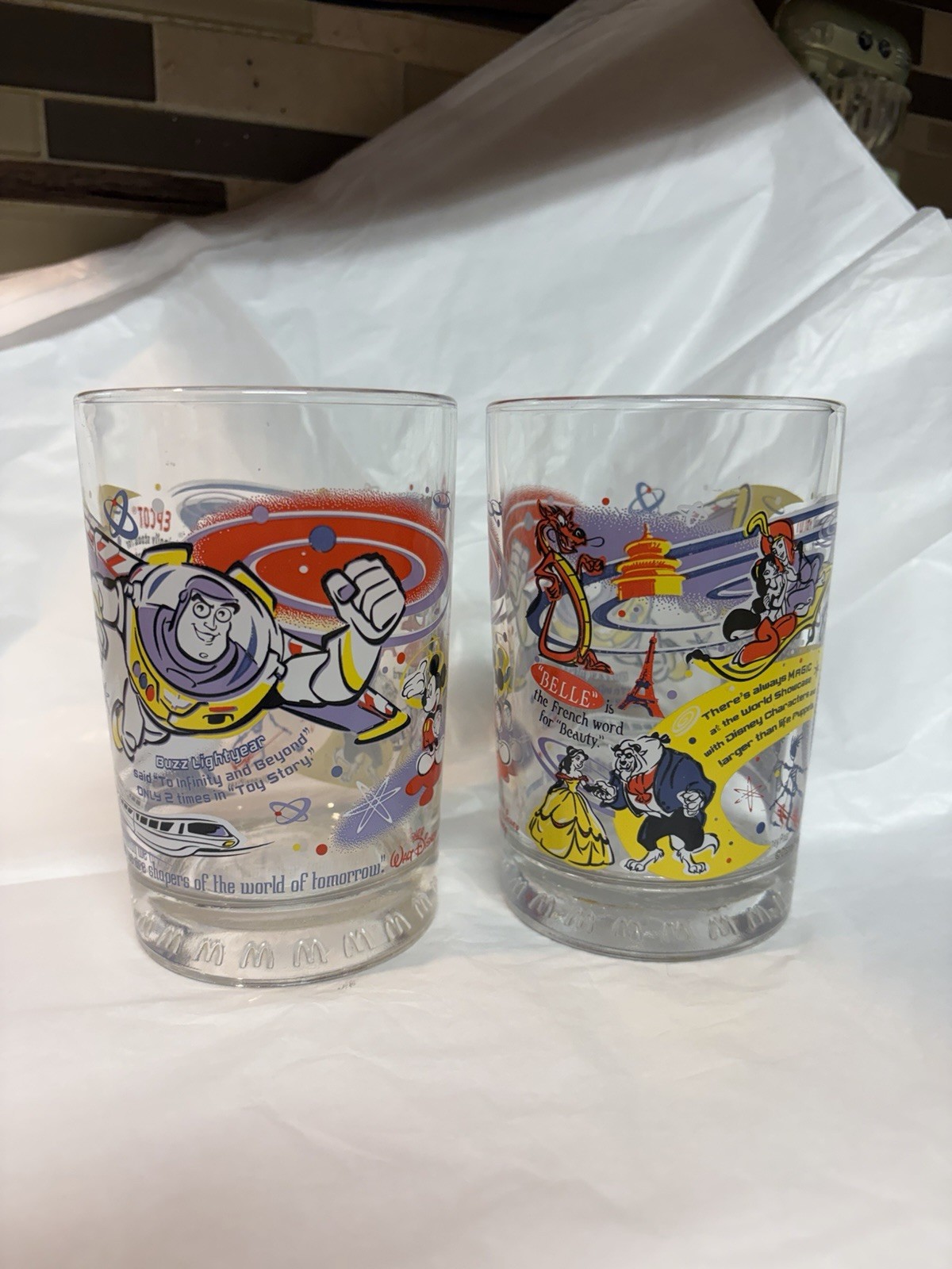 McDonalds Disney 100th Anniversary Glass Buzz Lightyear McDonalds Disney 100th Anniversary Glass Buzz Lightyear