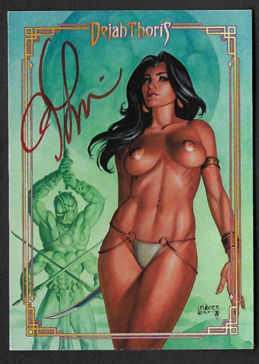 DEJAH THORIS (Dynamite 2019) ARTIST AUTOGRAPH CARD #2 JOSEPH MICHAEL LINSNER DEJAH THORIS (Dynamite 2019) ARTIST AUTOGRAPH CARD #2 JOSEPH MICHAEL LINSNER