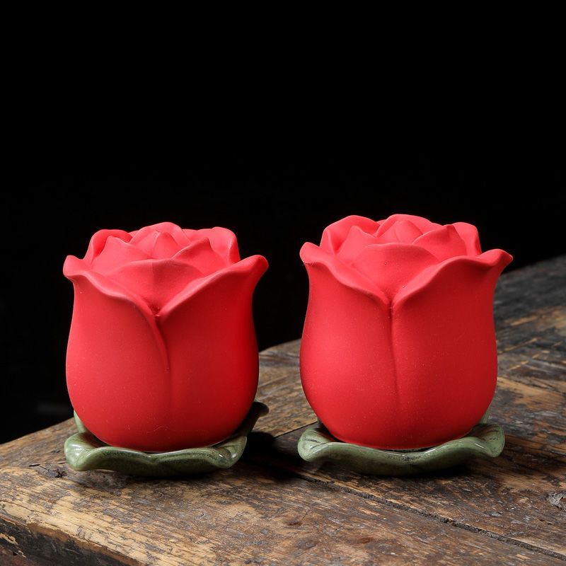 2pc Tea Jar Ceramic Sealed Jar Moisture-proof Vintage Storage Pack