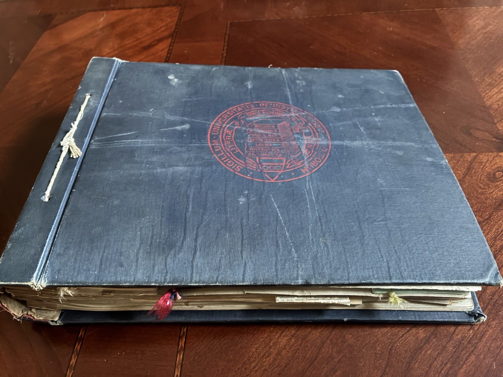 1922-26 University Of Pennsylvania Scrapbook. T. Truxtun Hare Autograph.