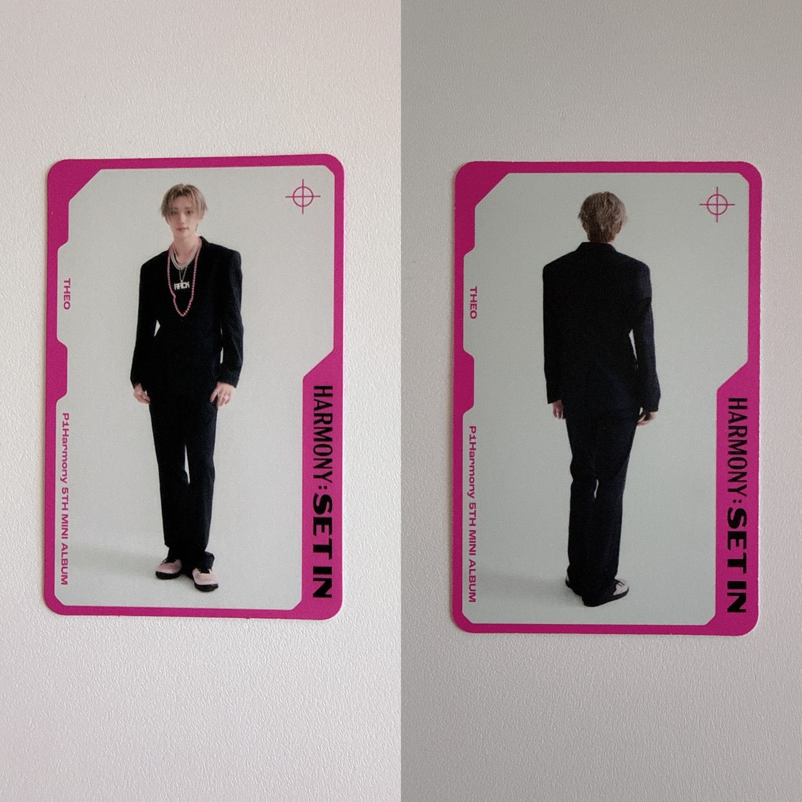 Theo P1Harmony Harmony: SET IN Photocard