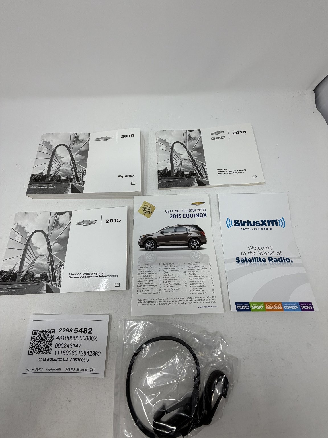 2015 Chevrolet Equinox Owners Manual Set