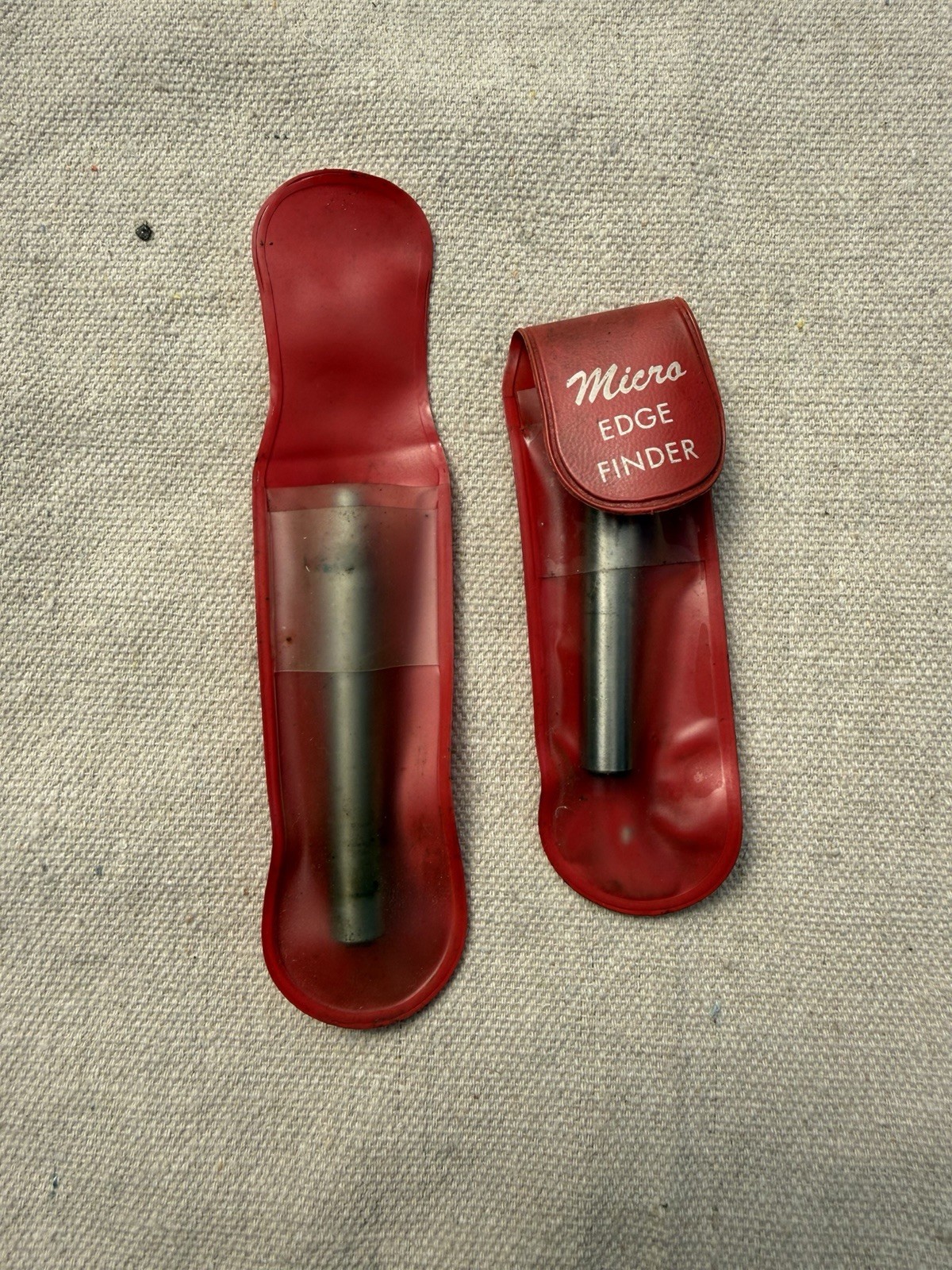 FISHER Machine Products Micro Edge Finder Lot Of 2 Made USA Original Case