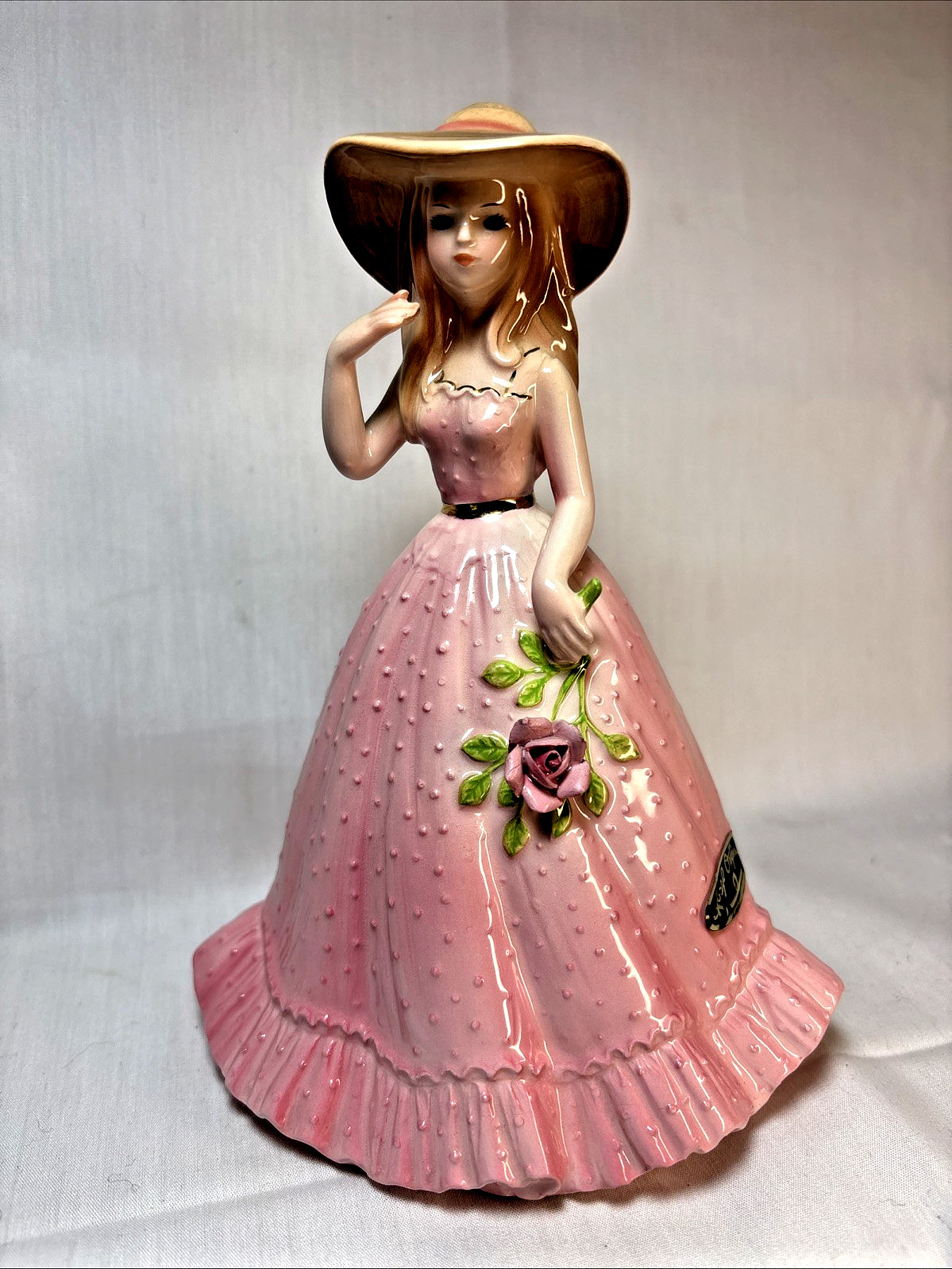 Rare Josef Originals Noon - From The Morning Noon Night Series Pink Dress W/ Hat