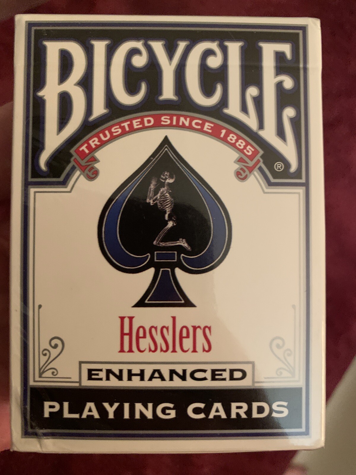 Ext Rare & HTF Hessler’s Enhanced Bicycle Cards Sealed 4-color Maiden See Pics