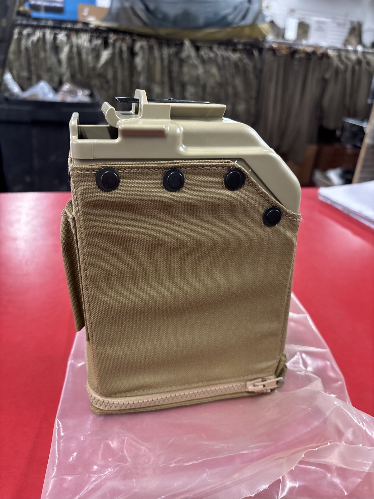 LBT MK48 100rd Nut Sack Magazine Coyote SEAL DEVGRU SOF