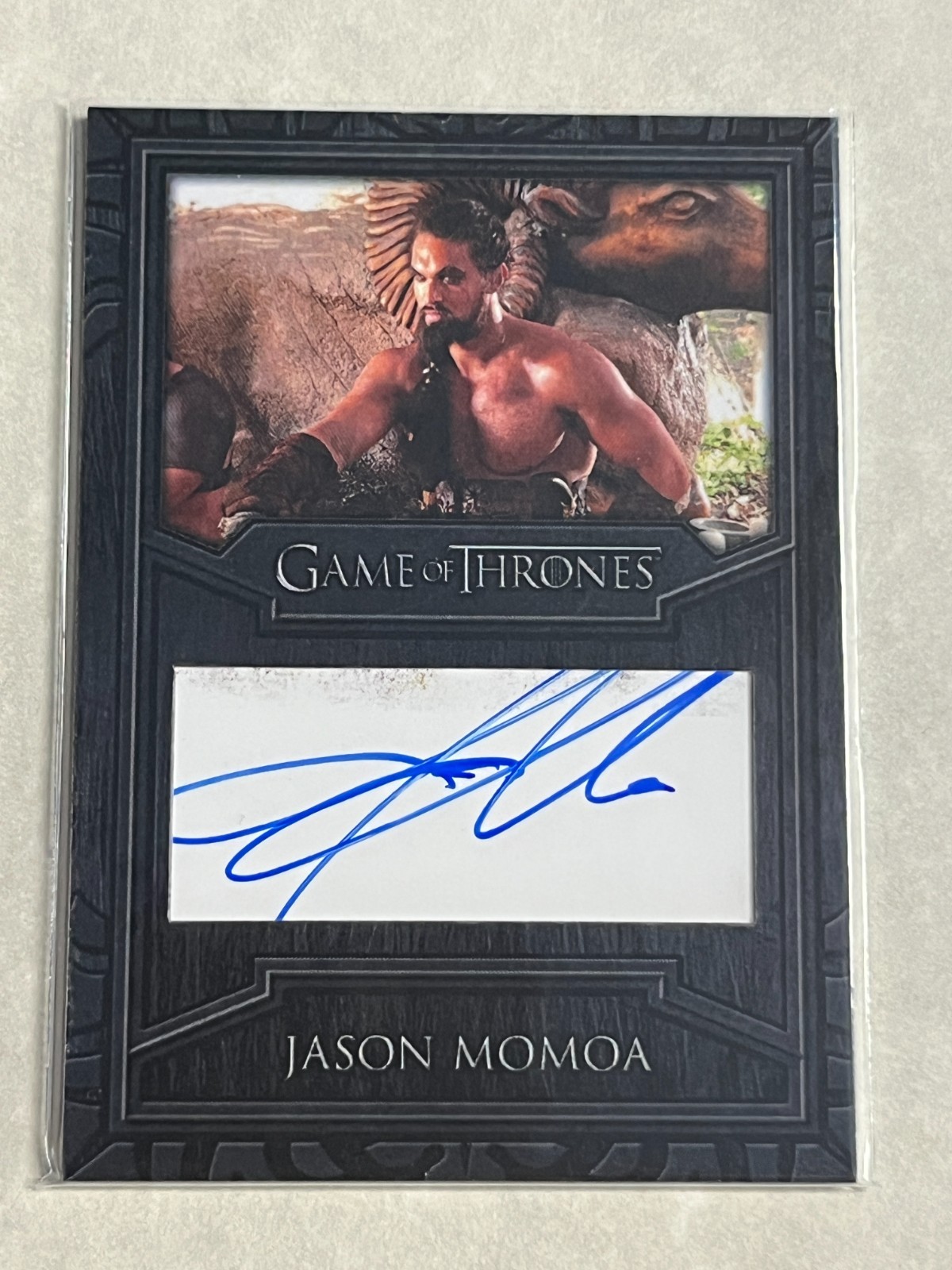 2019 Rittenhouse Game of Thrones GOT Jason Momoa Autograph Cut Auto Signed