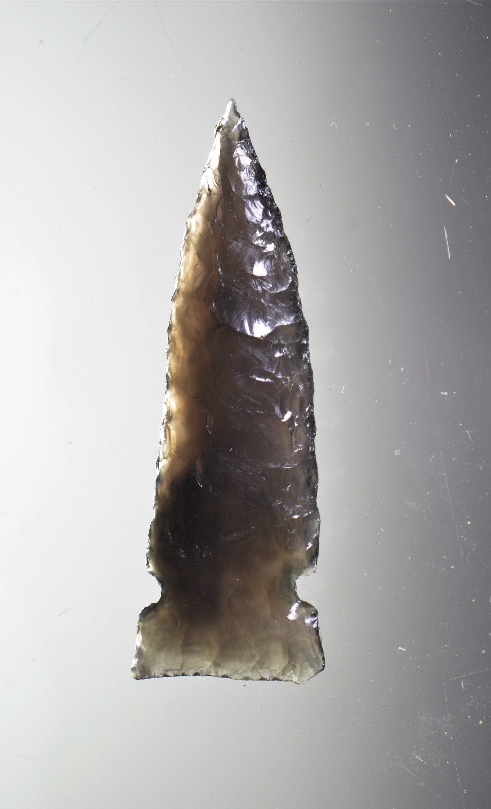 3.41 Inch Obsidian Primitive Projectile Point Repro