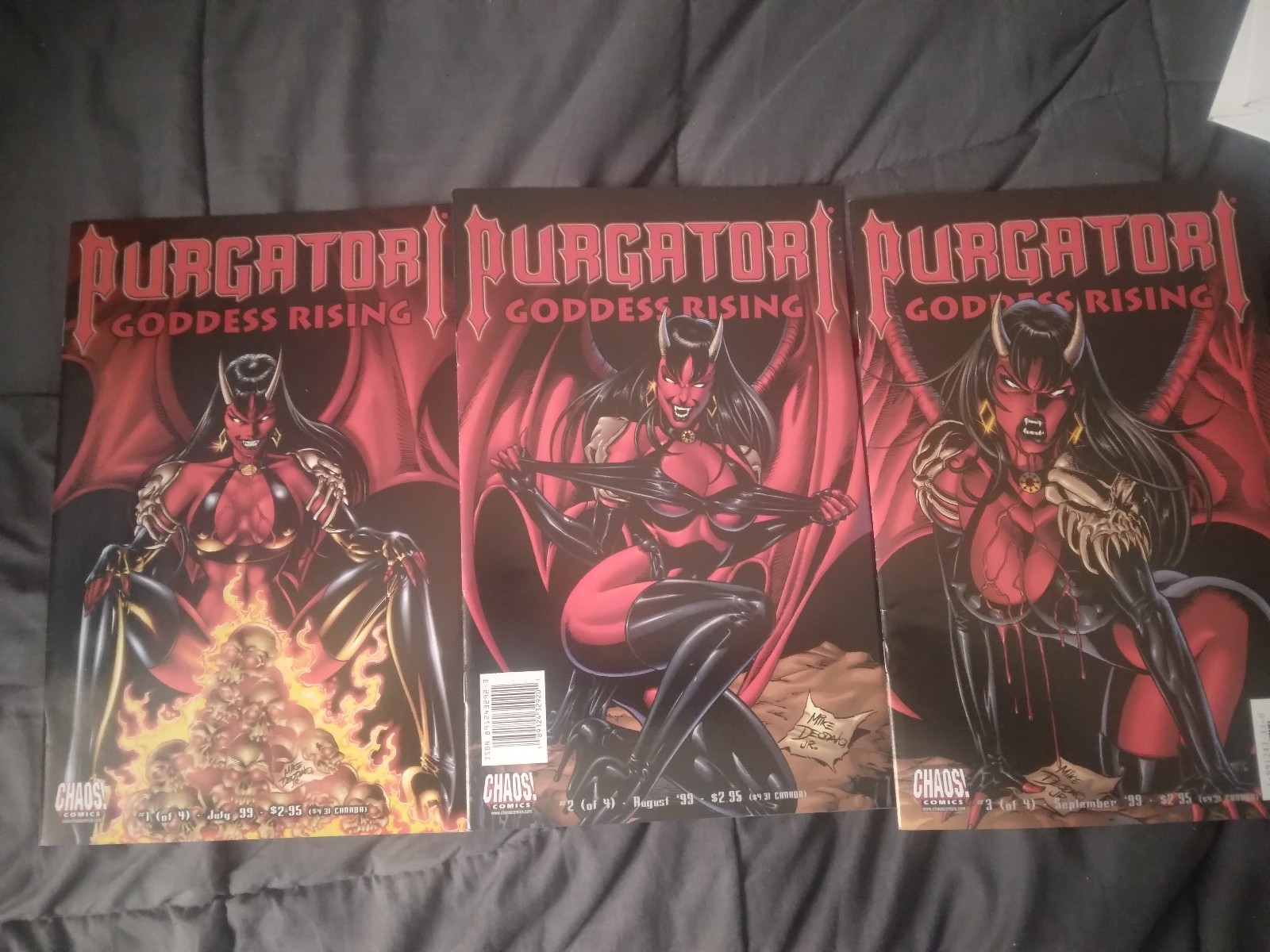 Purgatori: Goddess Rising 1-3 Missing 4 Set Great condition 1999 Chaos comics Purgatori: Goddess Rising 1-3 Missing 4 Set Great condition 1999 Chaos comics