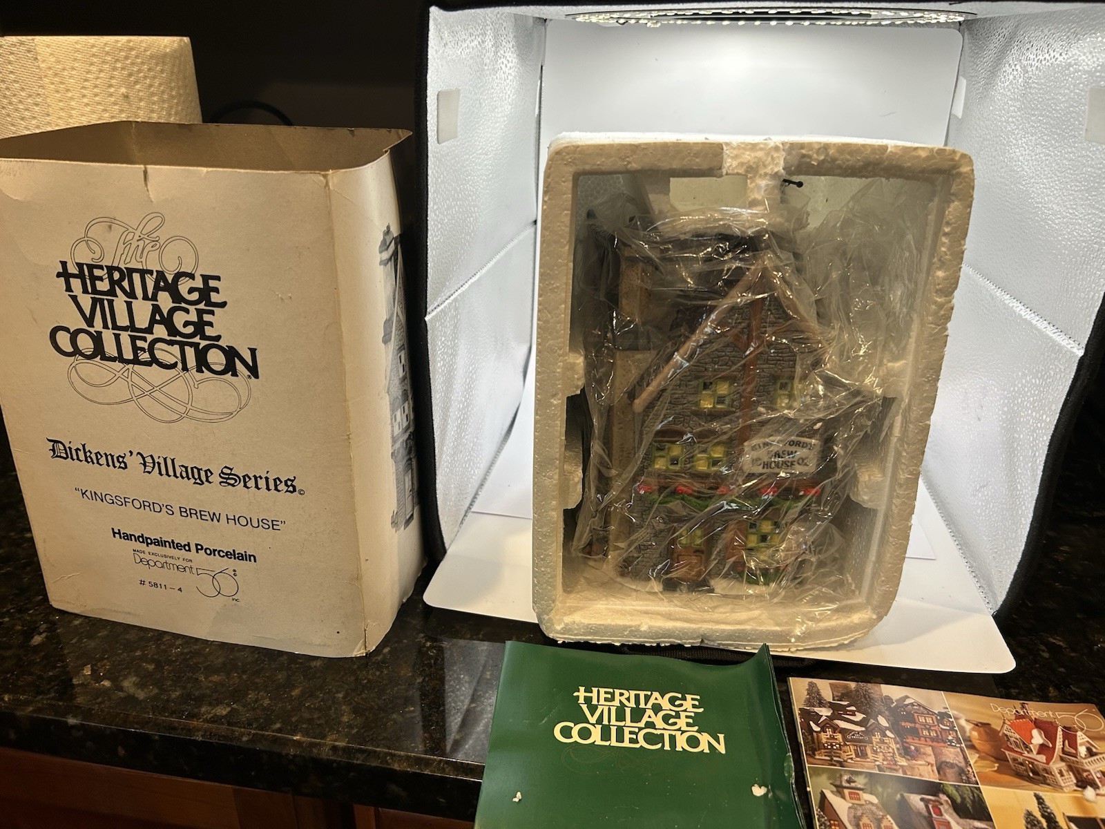 Vintage Department 56 Dickens Village Series “Kingsford's Brew House”