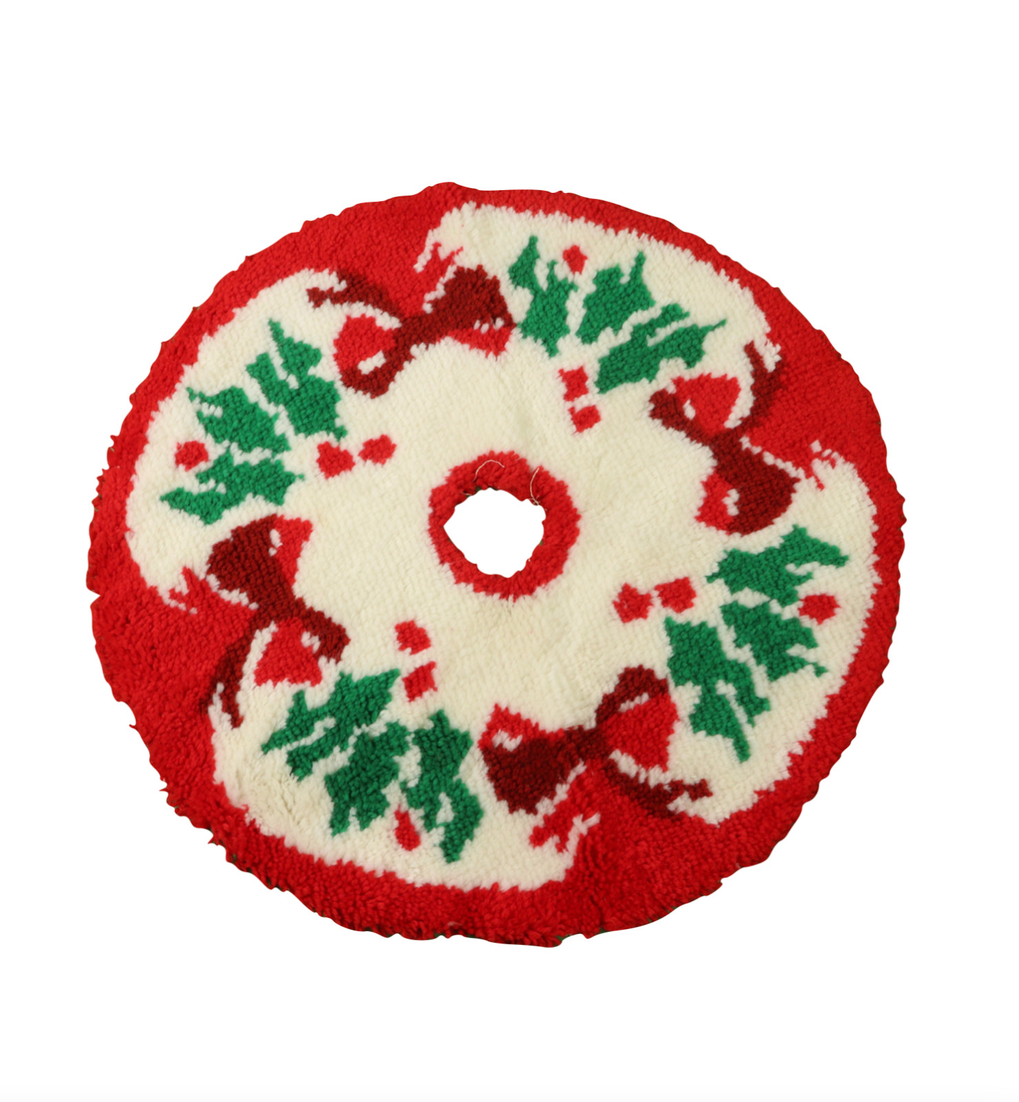 Vintage 60s Completed Latch Hook Yarn 33