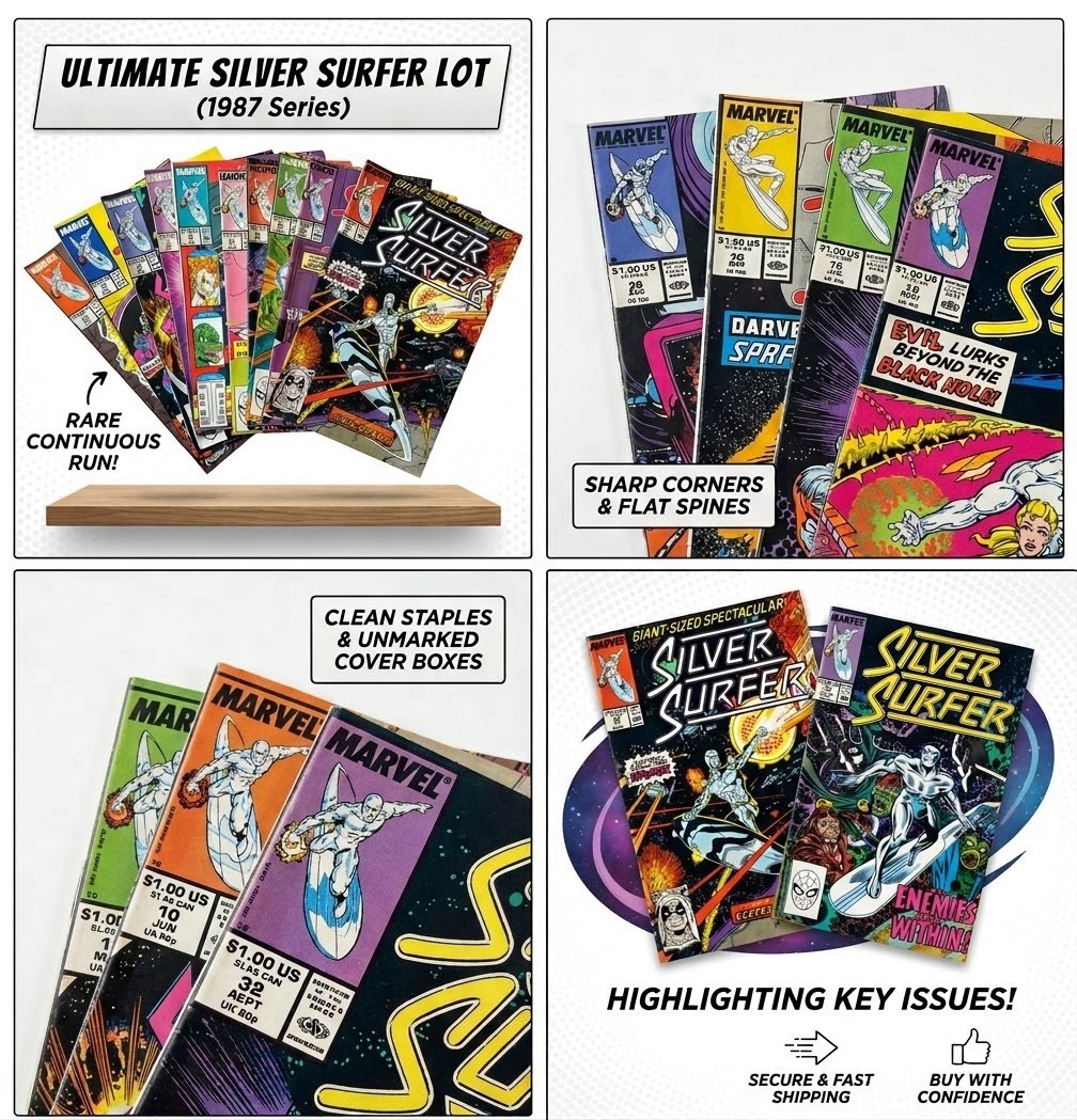 Silver Surfer Vol 3 (1987) Lot of 30 Issues: #2, #4-32 - VF/NM High Grade Run