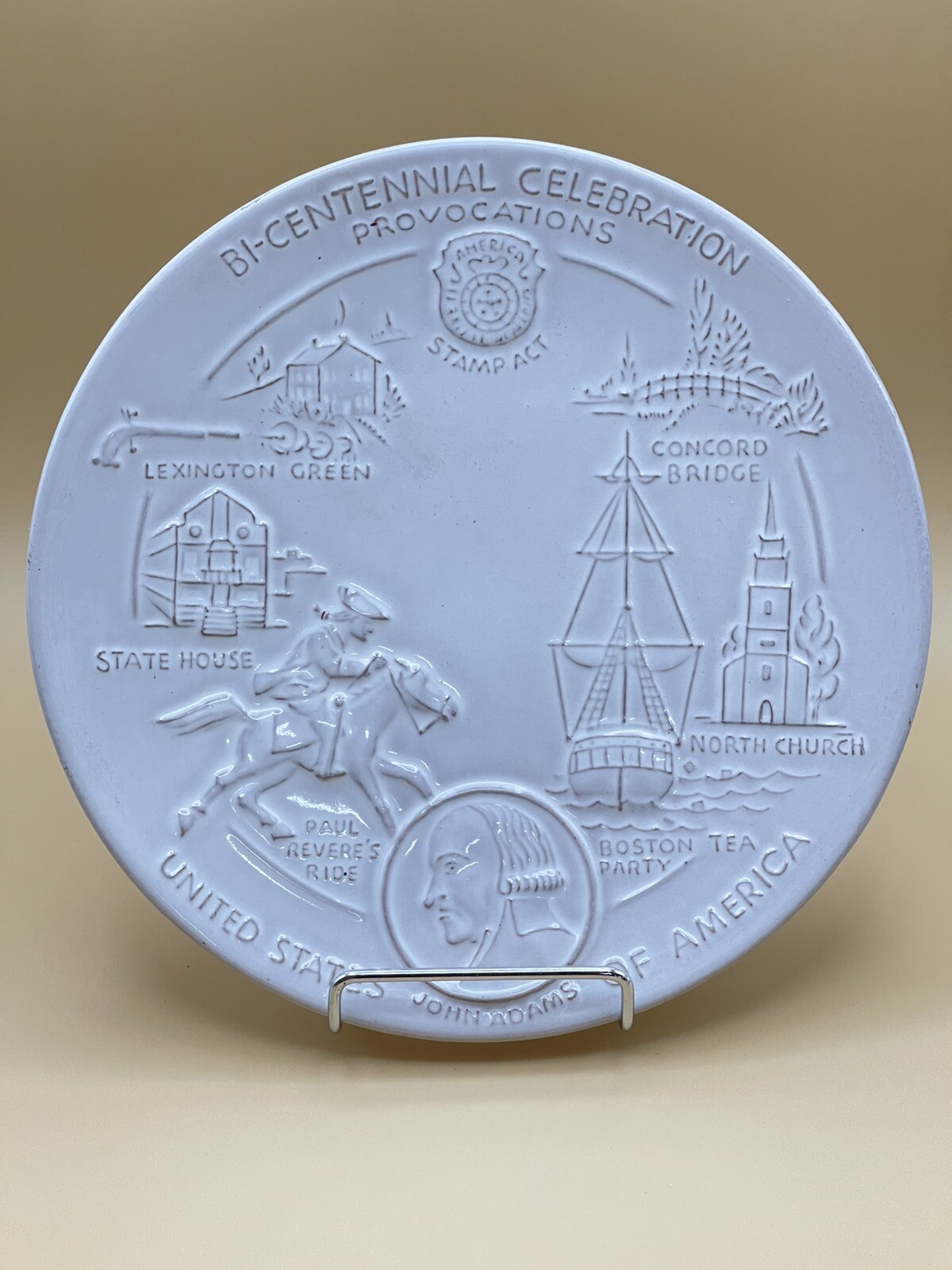 Frankoma 1972 Bicentennial Provocations Plate Signers of Independence