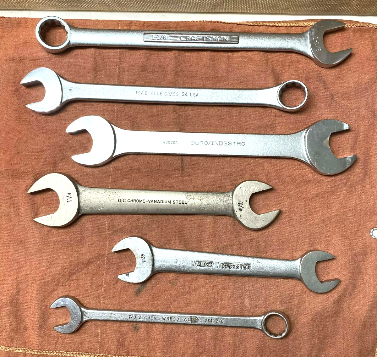Set of 6 pcs Vintage Tools Collectibles made in USA 1925-1970