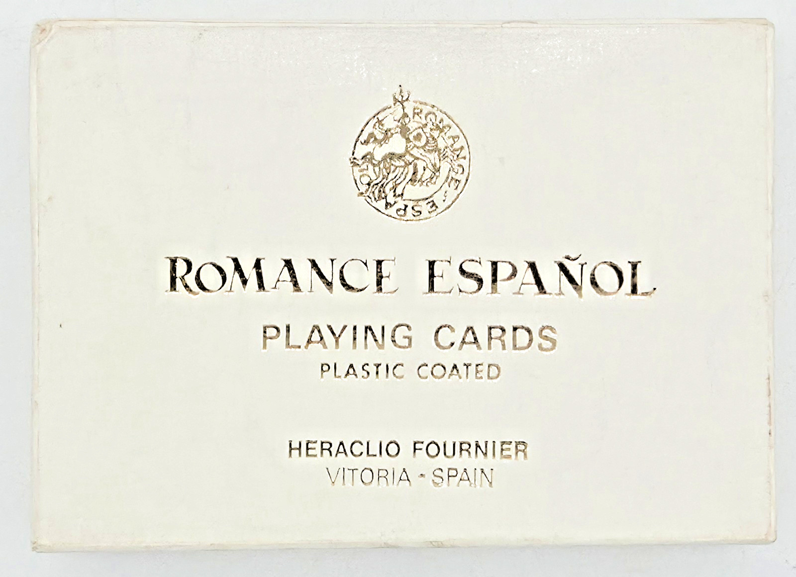 VIntage Heraclio Fournier ROMANCE ESPANOL Playing Cards Spain Sáenz de Tejada