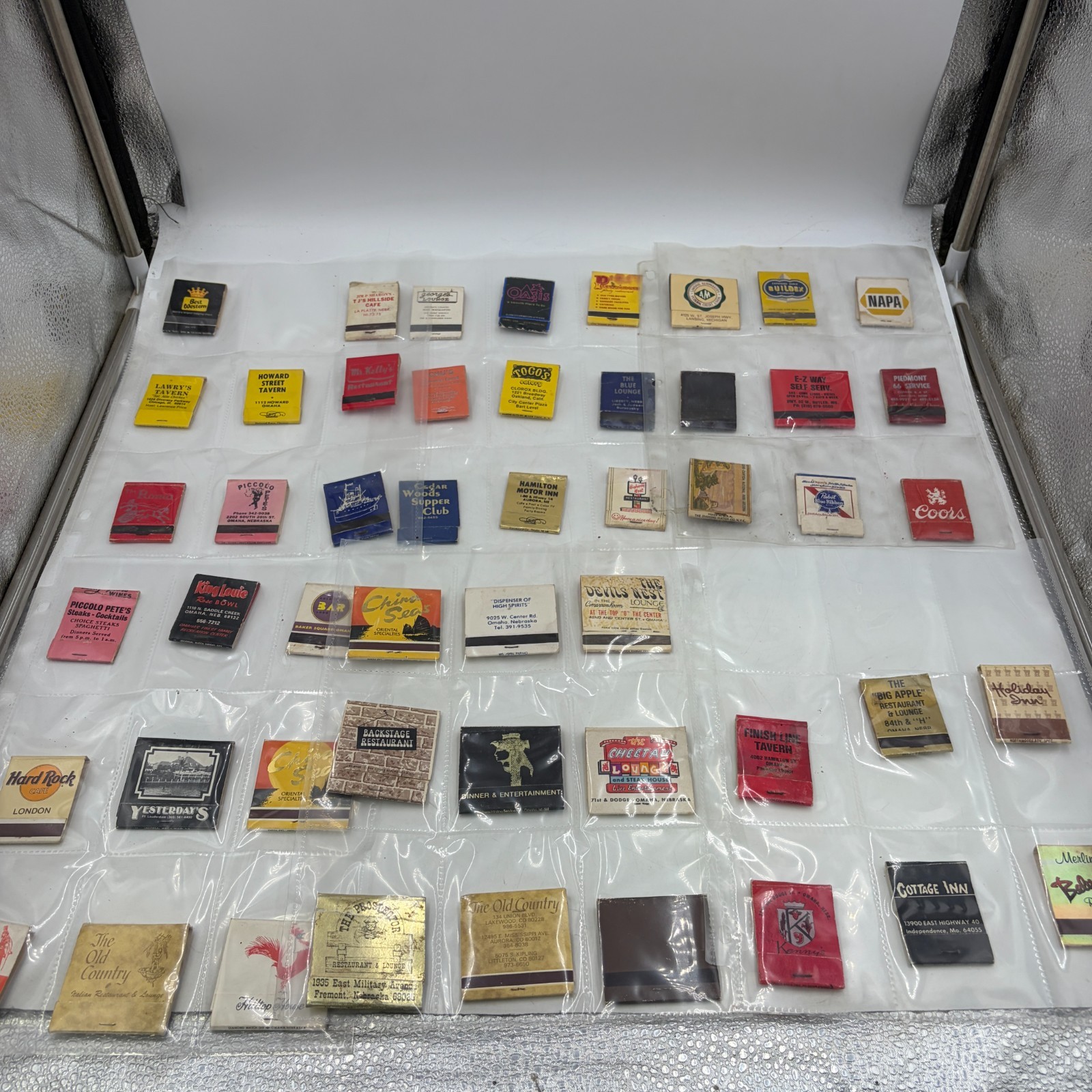 50 Vintage Matchbook Lot Omaha Nebraska Restaurants Bars Advertising Phillips 66