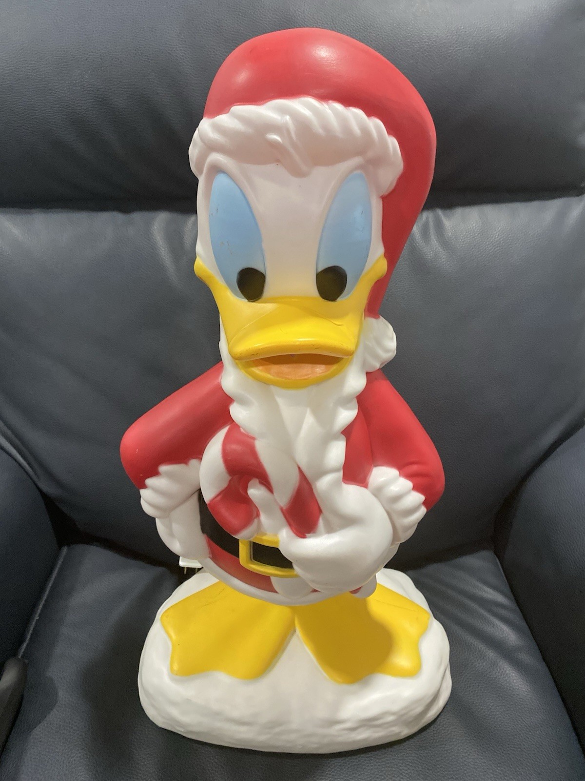 2025 Disney Christmas Donald Duck Santa Claus Lighted Blow Mold Nite Light Up