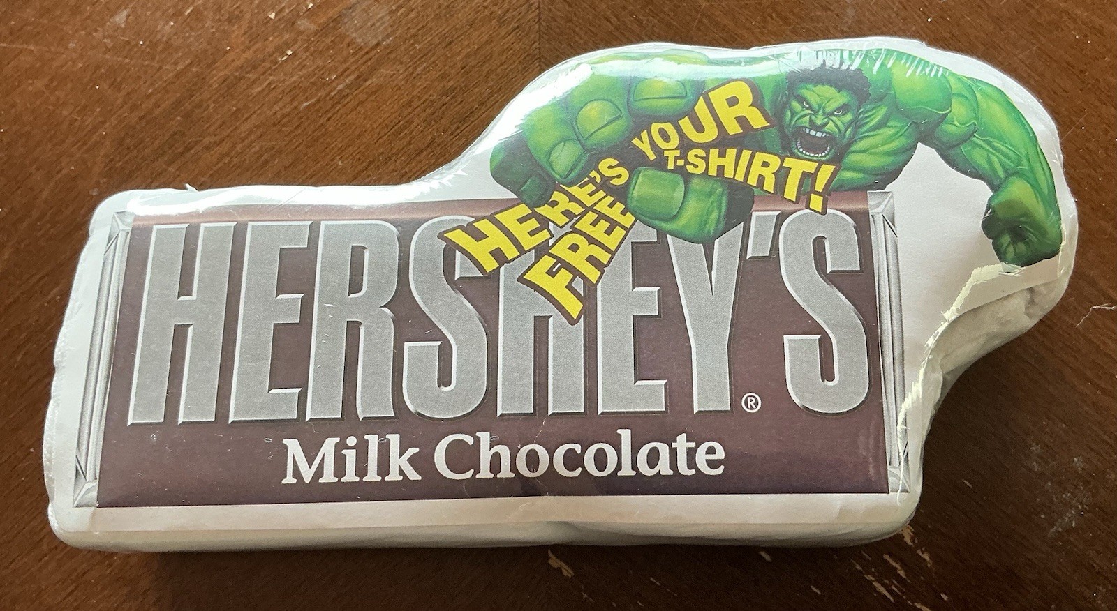 Incredible Hulk, Hershey’s Milk,Chocolate T-Shirt, Giveaway Xl New Unopened 2003