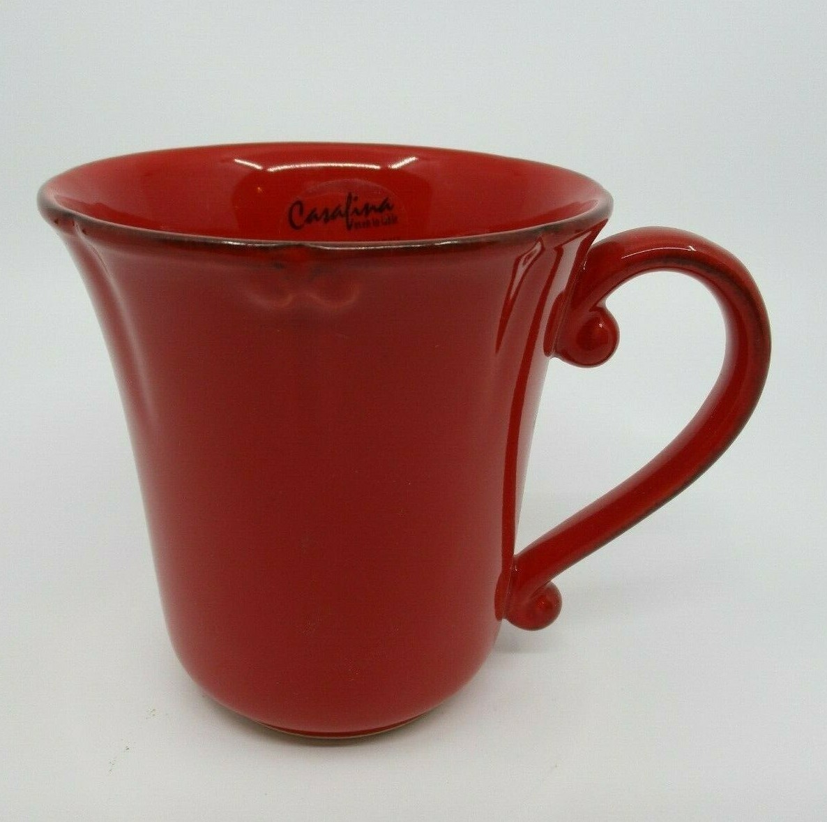 CASAFINA VINTAGE PORT RED MUG - 4 1/4\