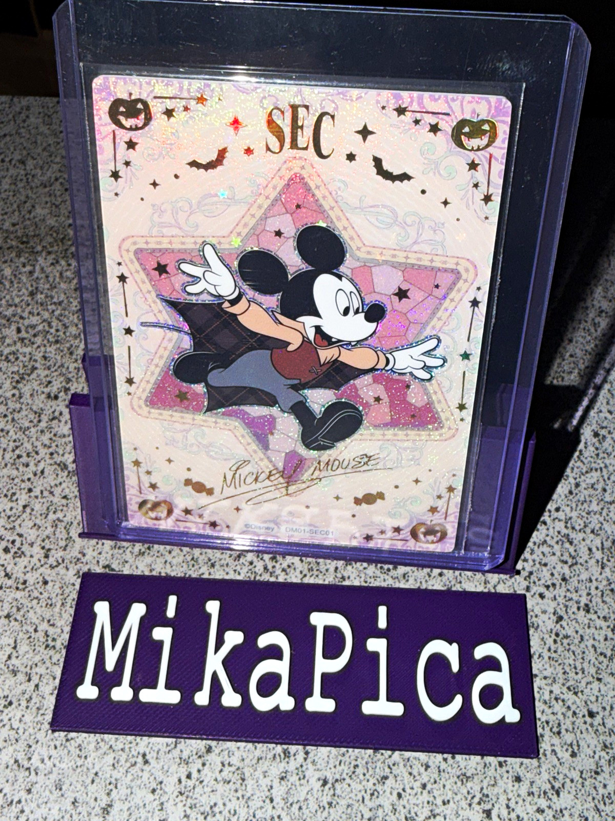 Card.Fun Disney Magic Secret Realm Mickey Mouse Vampire SEC 032/199 DM01-SEC01