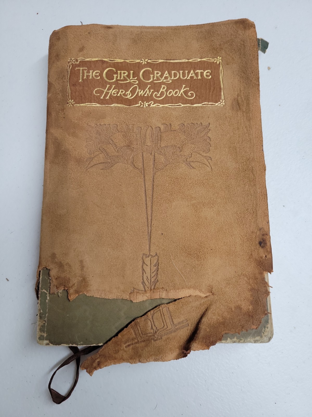 Vtg 1919 The Girl Graduate\'s Record Book, BURLINGTON, KS, See Photos 