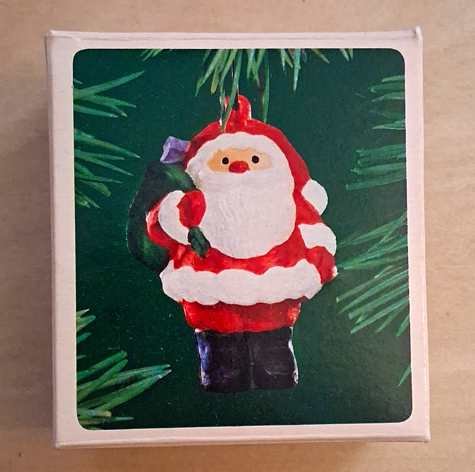 Hallmark Keepsake Jolly Santa Christmas Hanging Ornament 1983 QX425-9