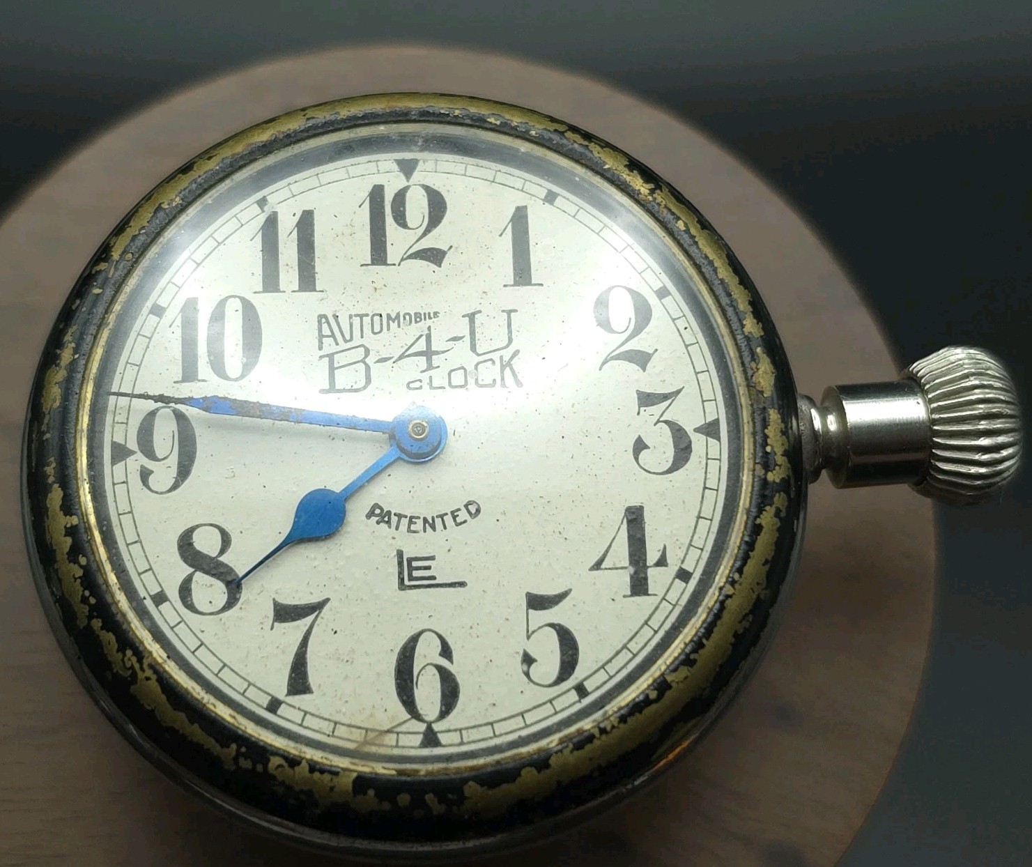 Antique 1910s B-4-U Automobile Clock Ford Dodge Maxwell Steering Wheel Repair