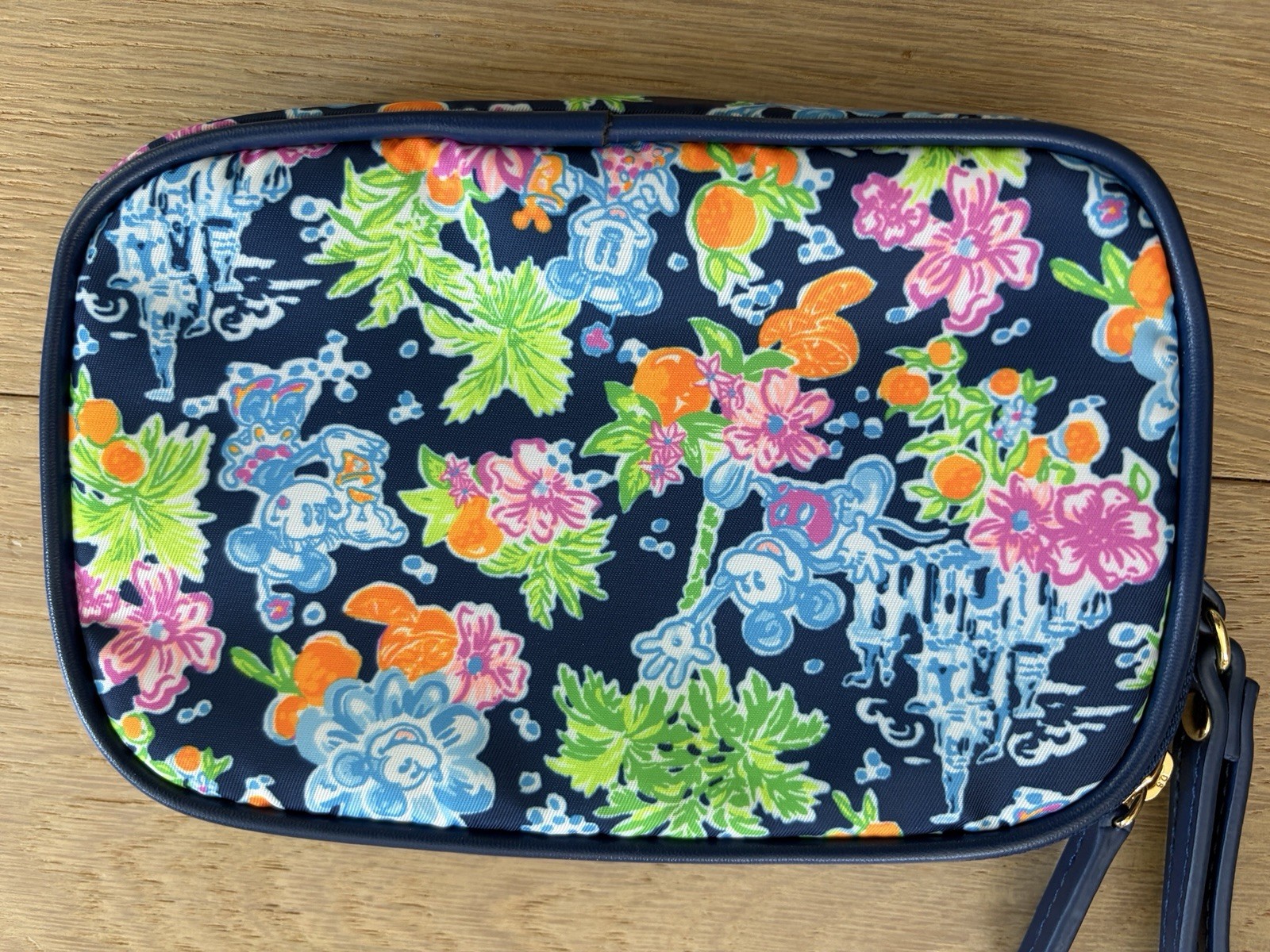 Lilly Pulitzer x Disney wristlet Mickey Minnie castle Disney parks
