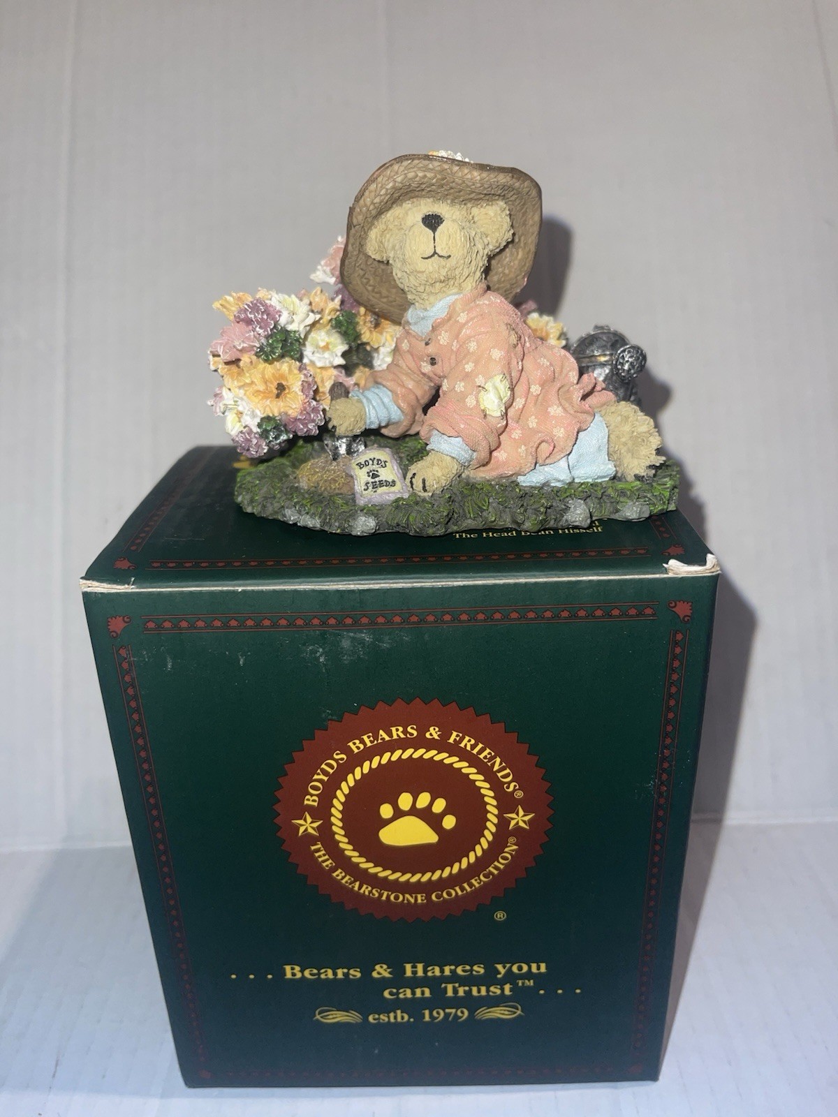 Boyds Bears 2002 Miss Bloomenshine Garden Shine 215/1500 Premier QVC 93394V