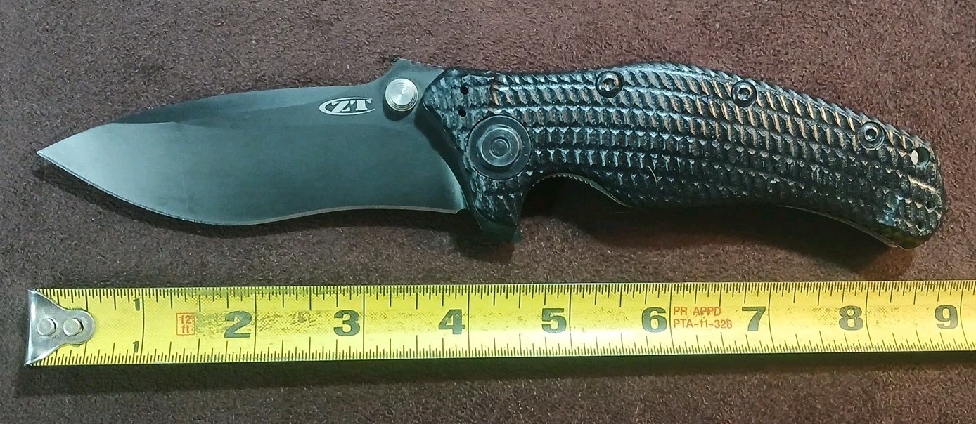 Vintage KERSHAW ZT KAI 0200 S/N 13467 Large Folding Knife, U.,S.A.