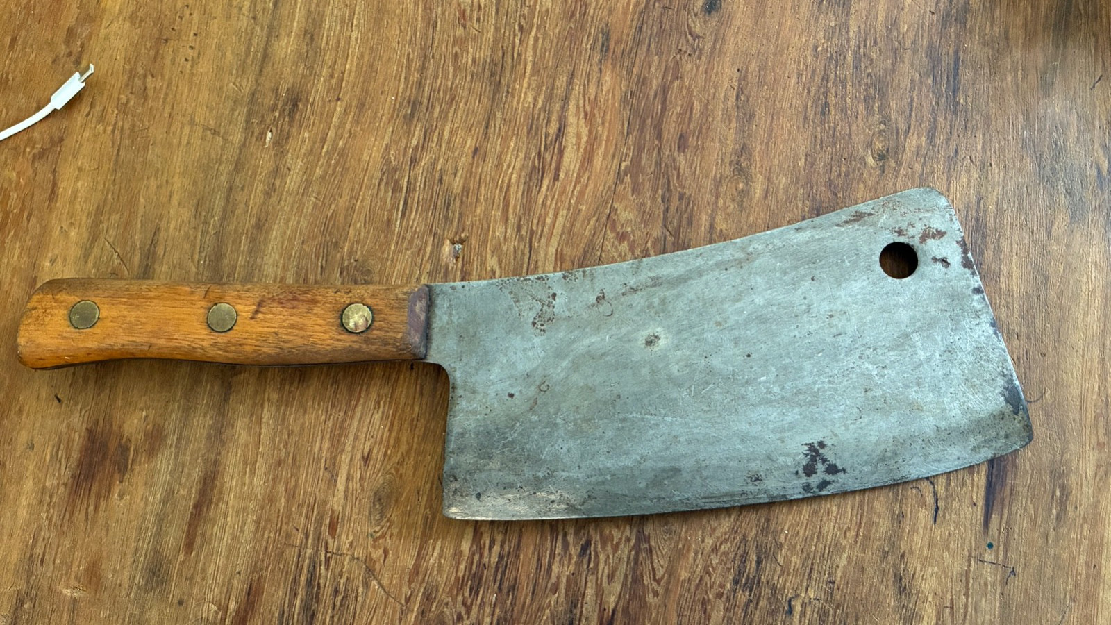 Vintage Meat Clever, International Edge Tool Co., Professional Butcher\'s cleaver