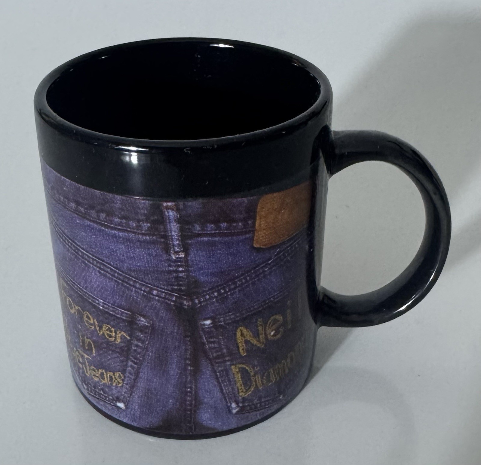 Neil Diamond Blue Jean Mug Vintage 