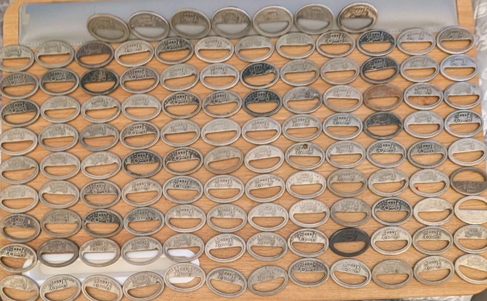 Set Of 115 Vintage Fisher Body General Motors Employee Badges Automobilia READ