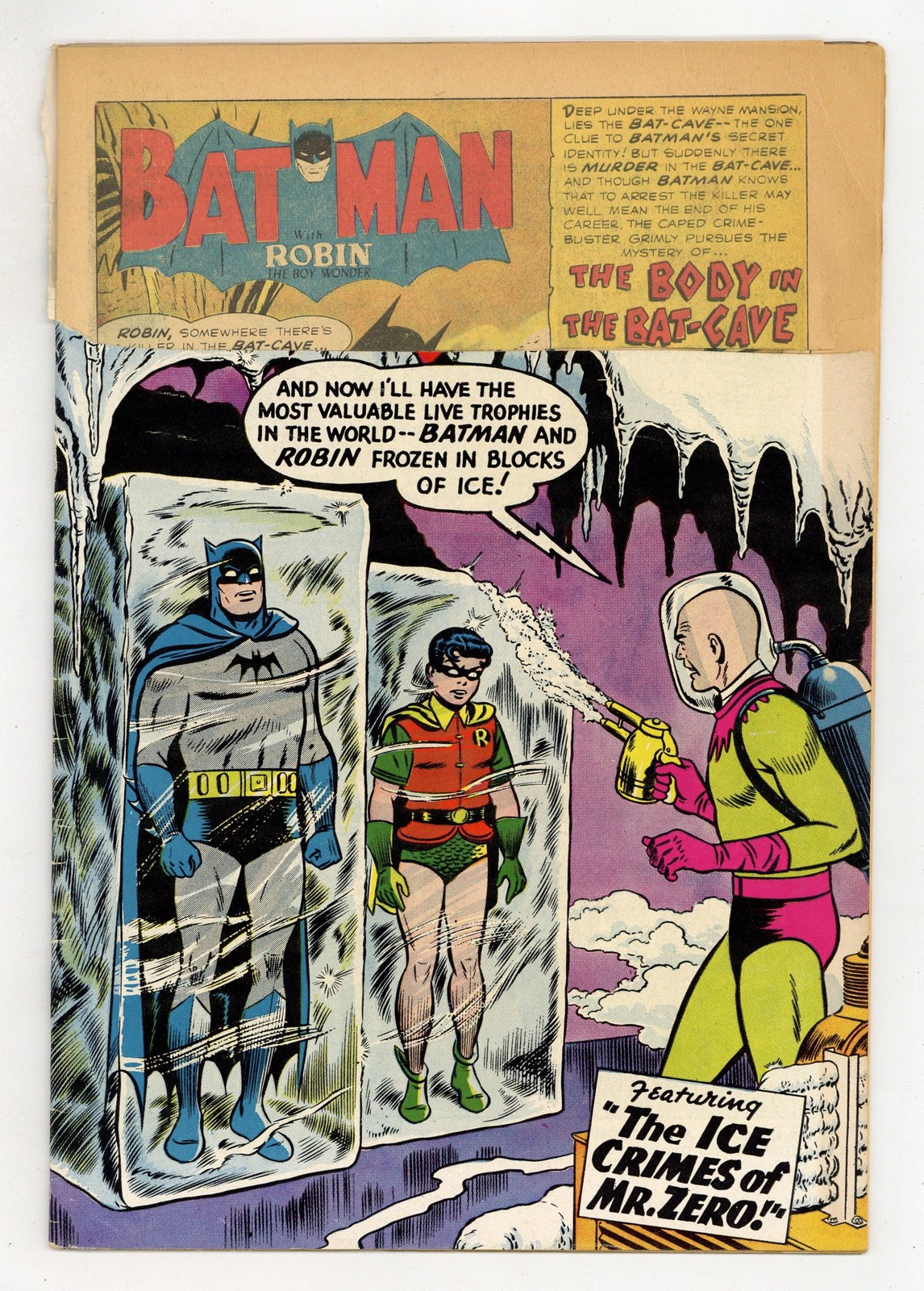 Batman #121 FR 1.0 1959 1st app. Mr. Freeze