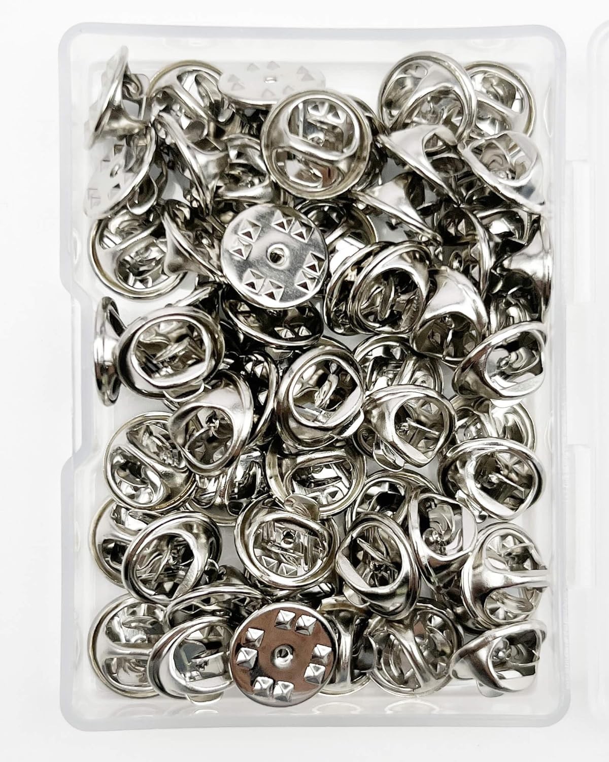 JIANYI Lock Pin Backs for Lapel Pins, 50 Pack JIANYI Lock Pin Backs for Lapel Pins, 50 Pack